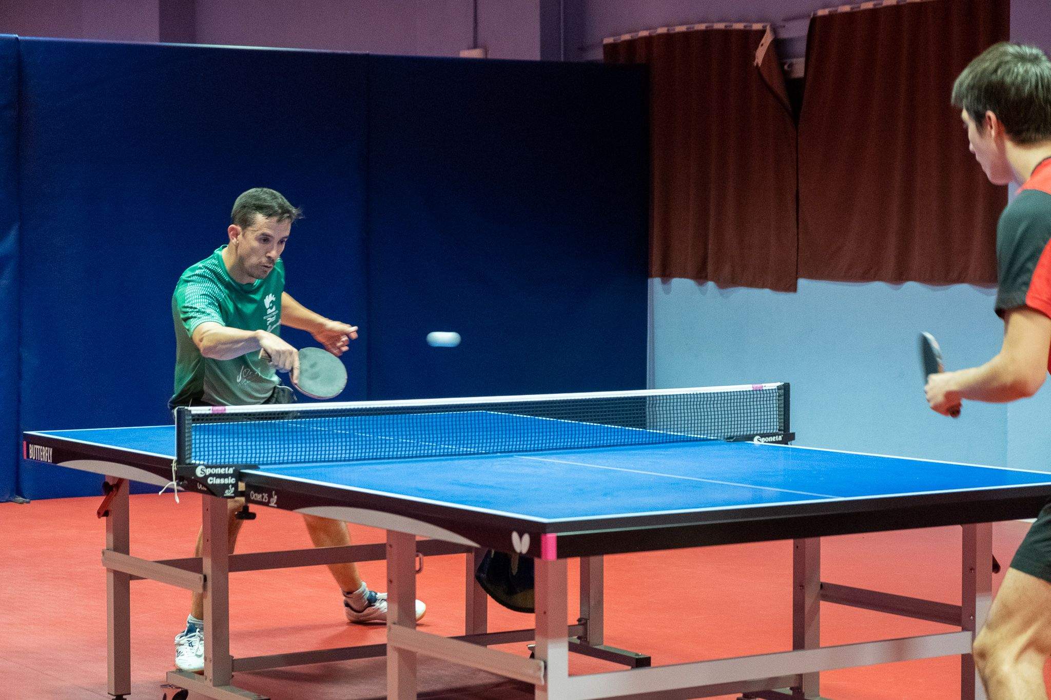 Tennis taula, partit de lliga, UE Sant Cugat - CETT Esparreguera.