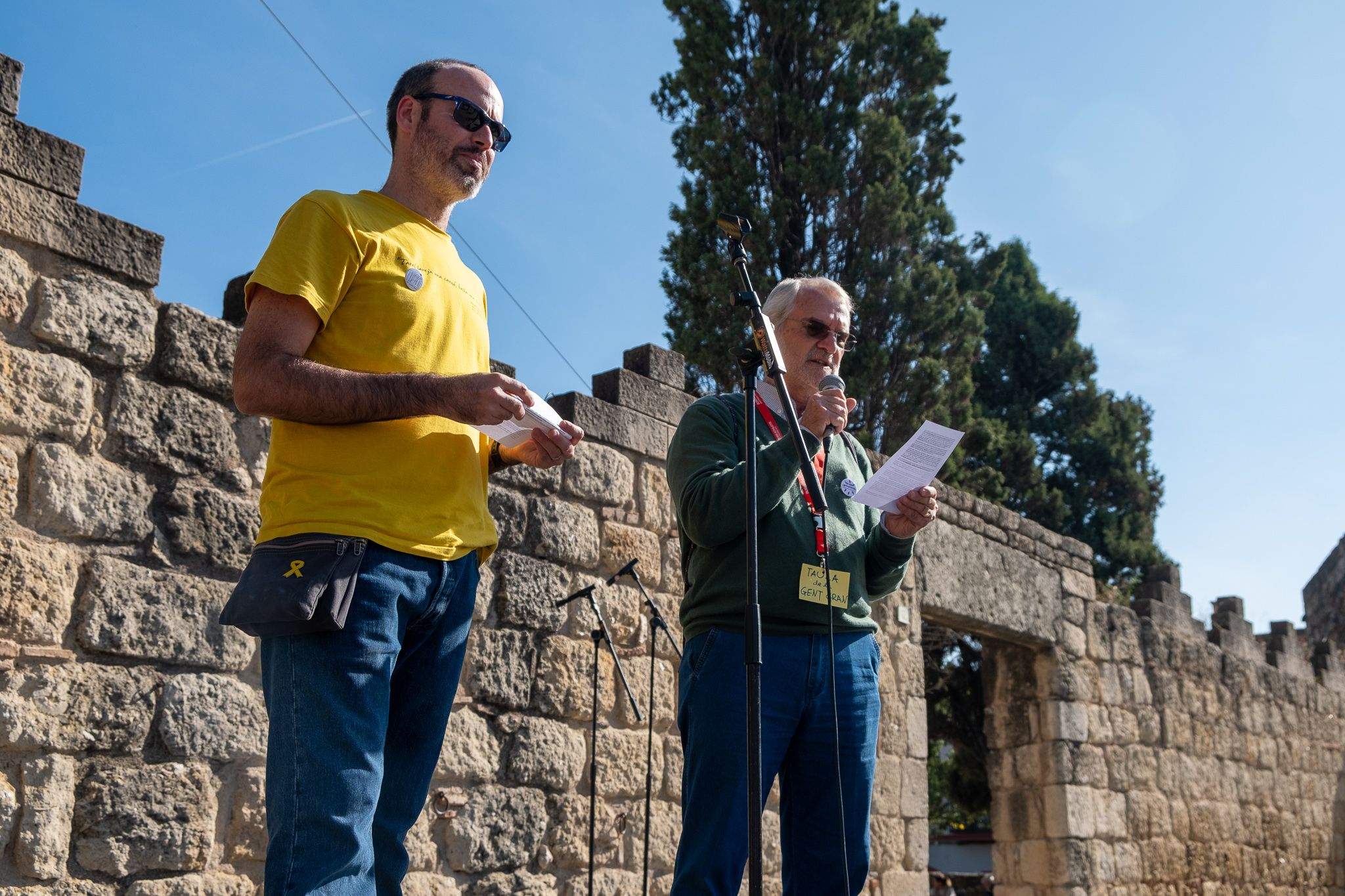 Lectura del manifest. FOTO: Ale Gómez