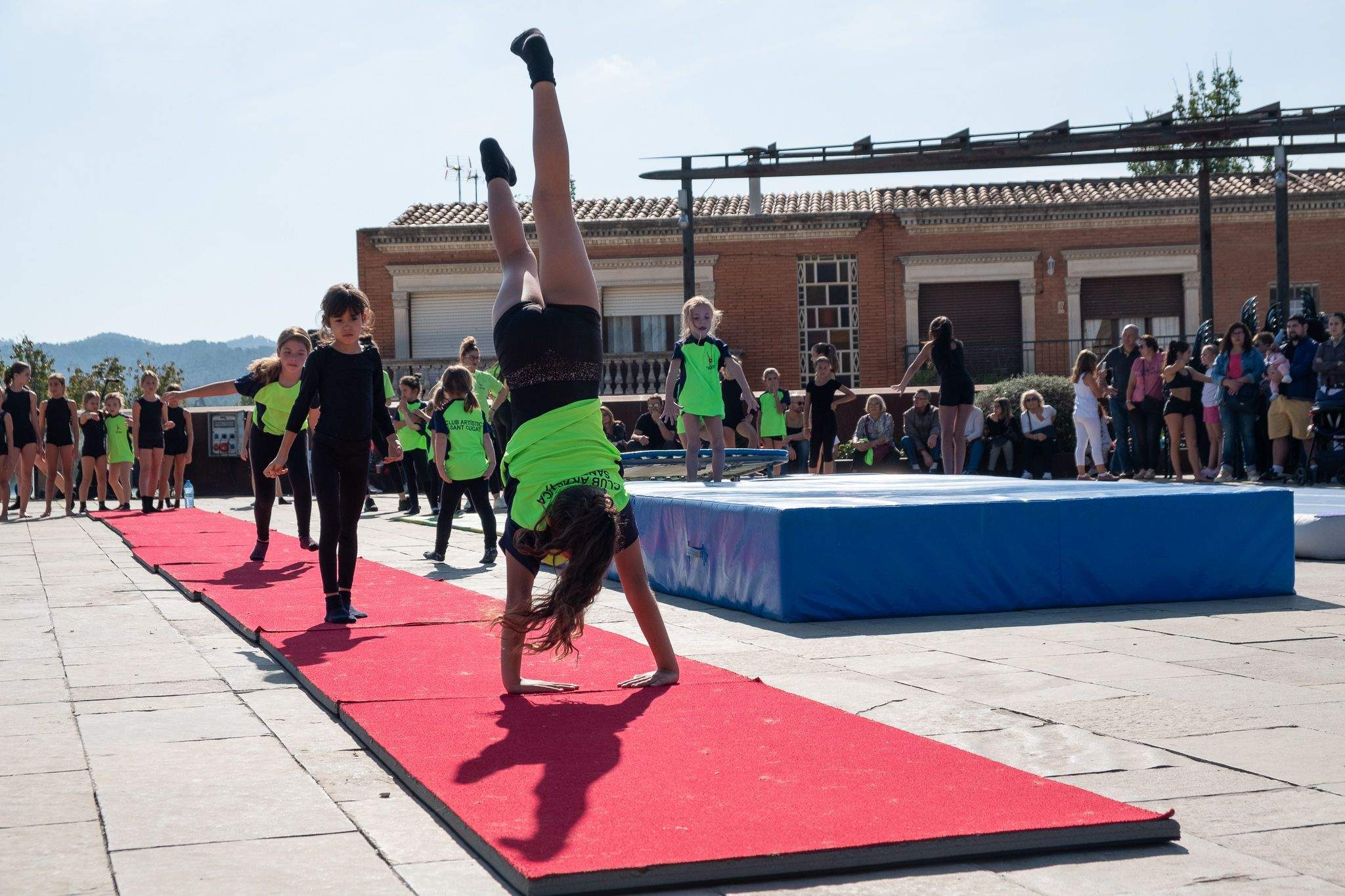 Exhibició de Gimnàstica artística. FOTO: Ale Gómez