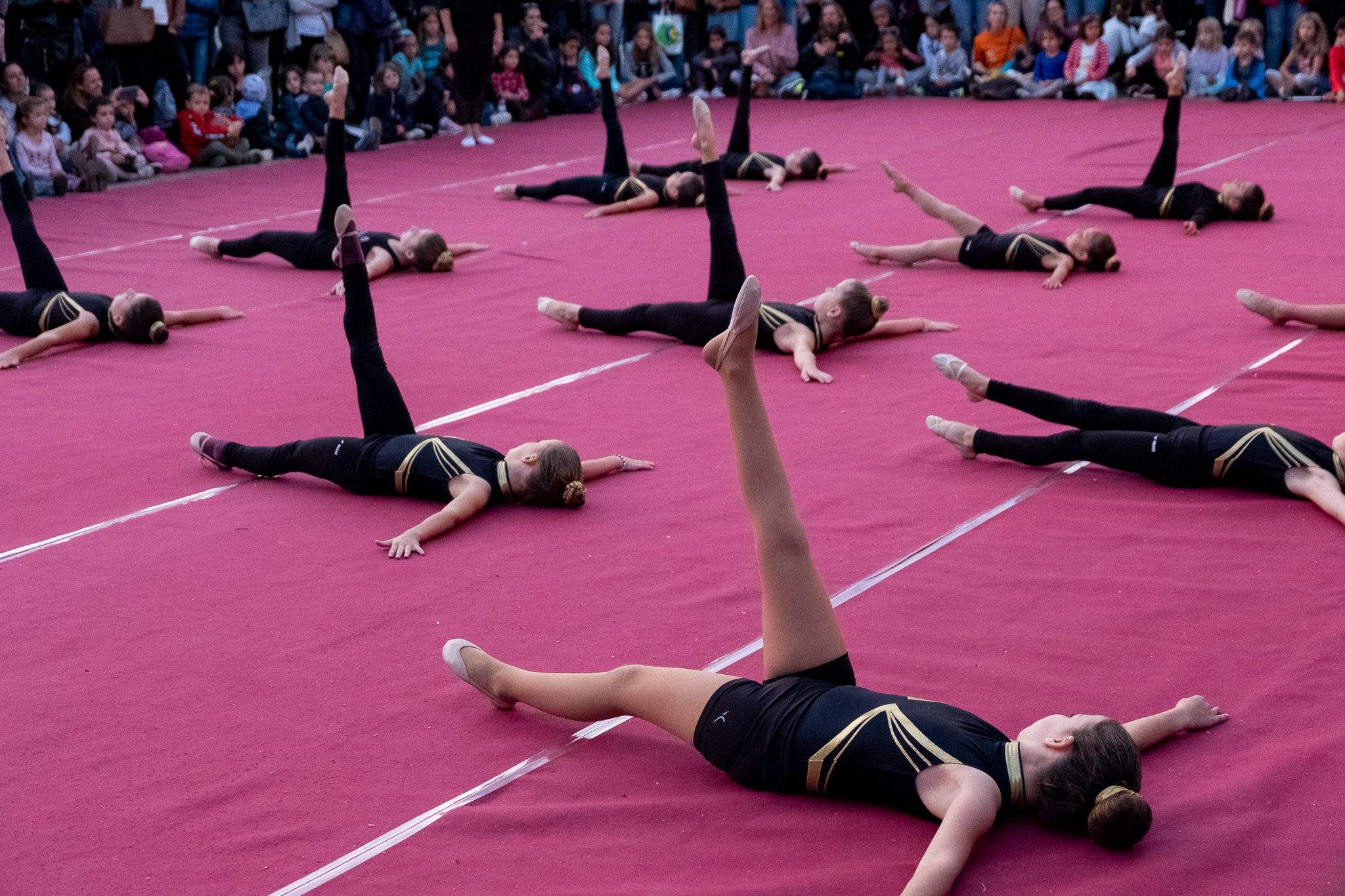 Mostra de Gimnàstica rítmica. FOTO: Ale Gómez