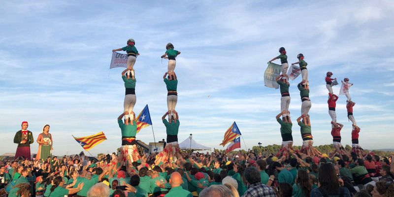 Diada Castellera de Festa de Tardor a Lledoners. FOTO: Cedida