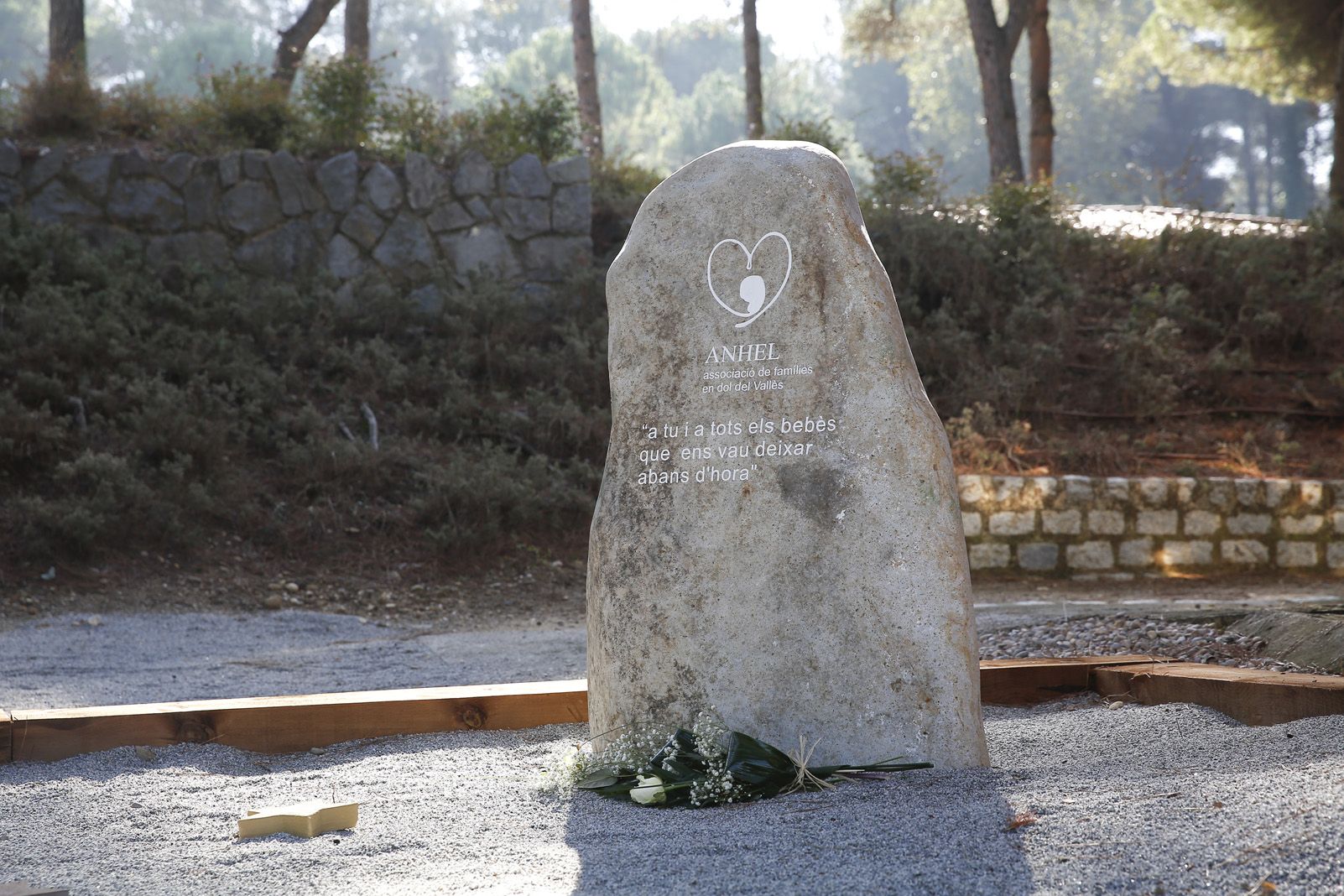 Pla general de l'espai del memorial per al dol perinatal. FOTO: Yves dimant