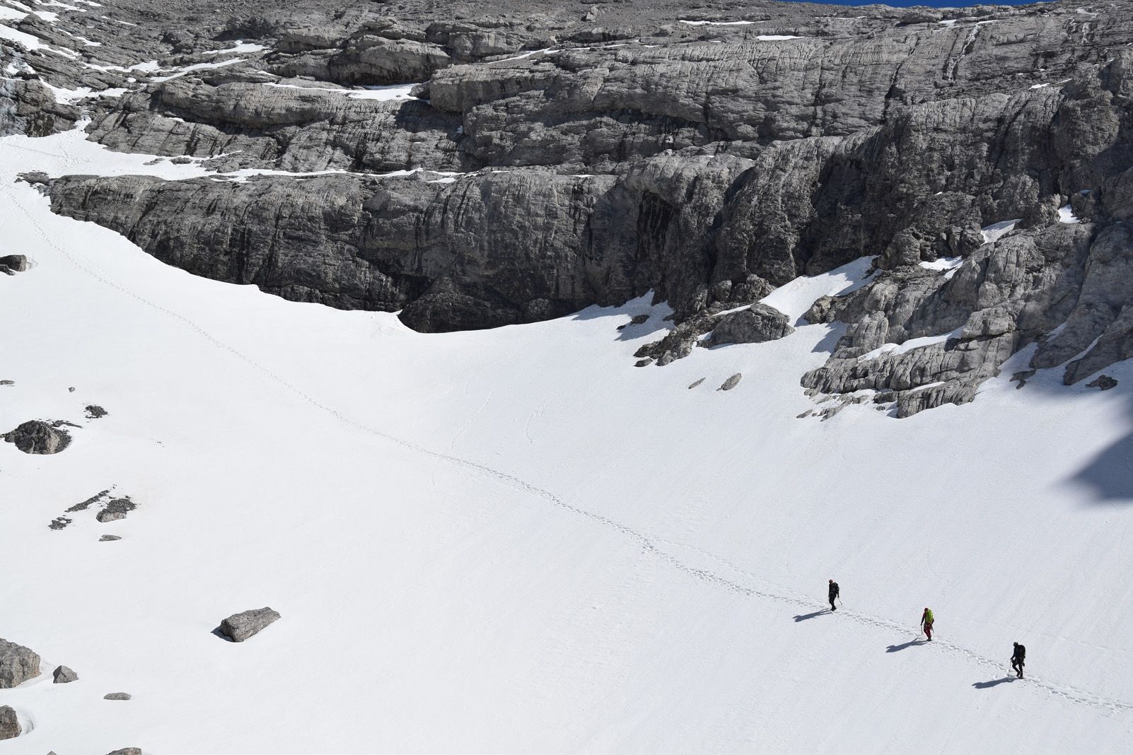 Carles Claraco Anguera   Cap al coll del Cilindro (Monte Perdido)   Coll del Cilindro, a sota del Monte Perdido