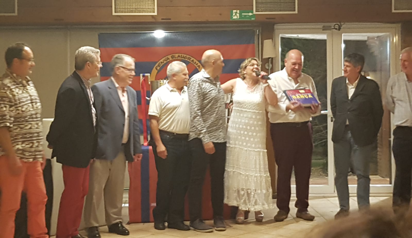 Penya Blaugrana Tres Torres   Penya B. Tres Torres  celebració del seu Aniversari   Rte. Masia Can Ametller