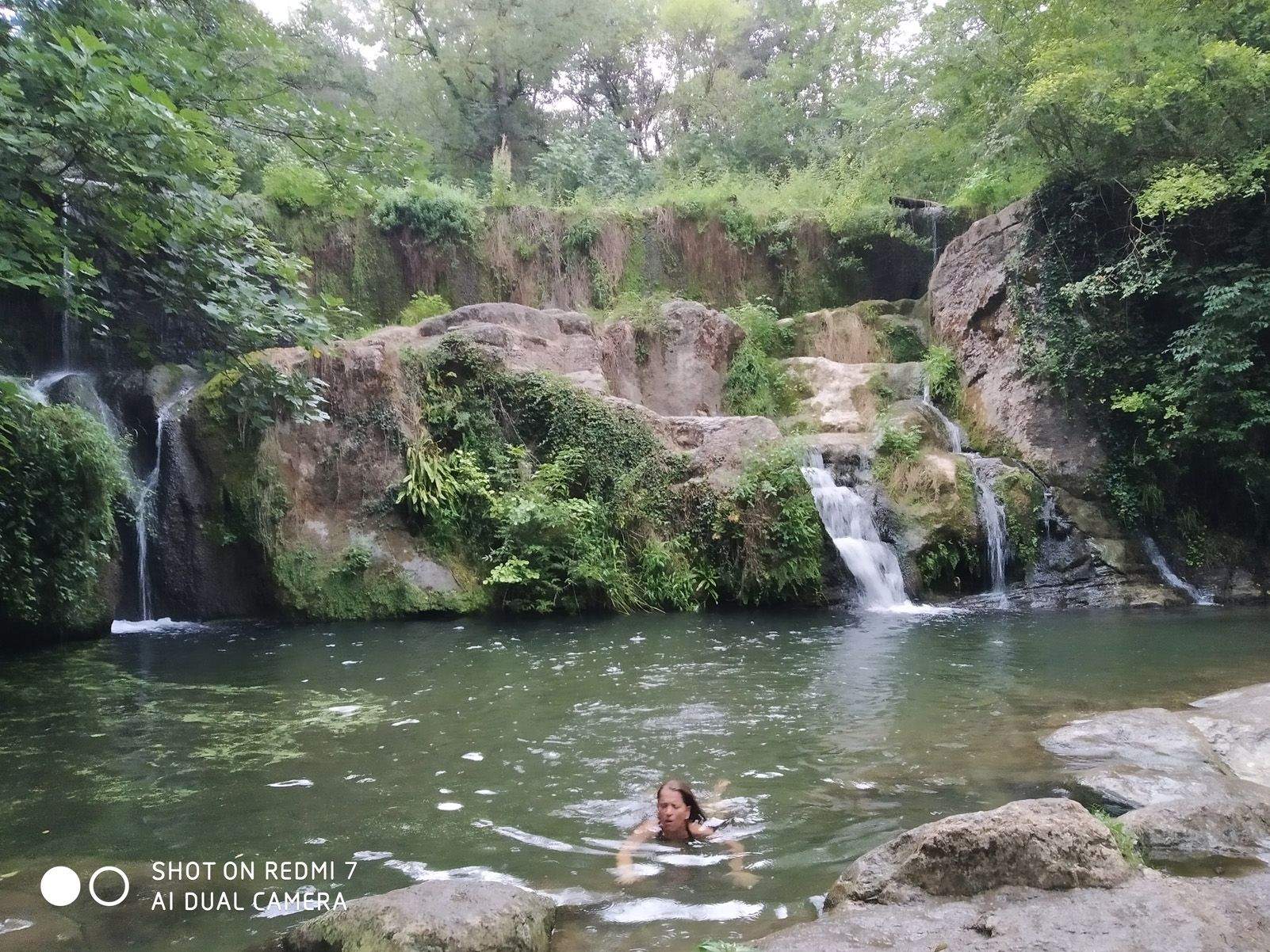 Josep Palanqués Ferrer   Banyet de tarda d'estiu.   Salt de Can Batlle  Olot (Garrotxa)