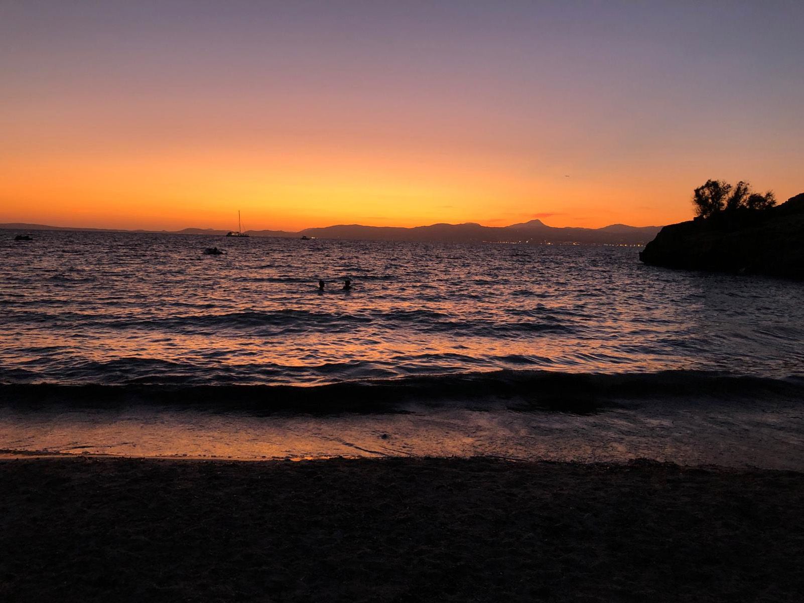 Maria Encarnación López   l'últim bany del dia   Es Trenc, Mallorca