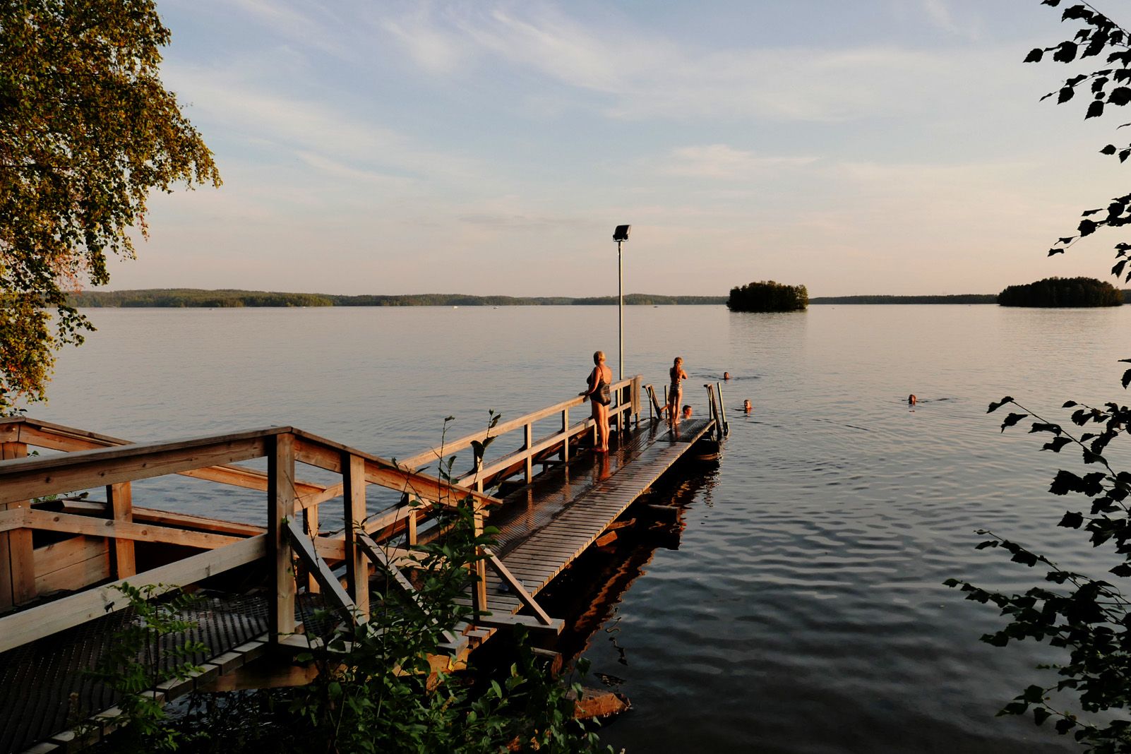 Mayte Cortina Martínez   Després de la sauna un bany al llac   Tampere   Finlàndia