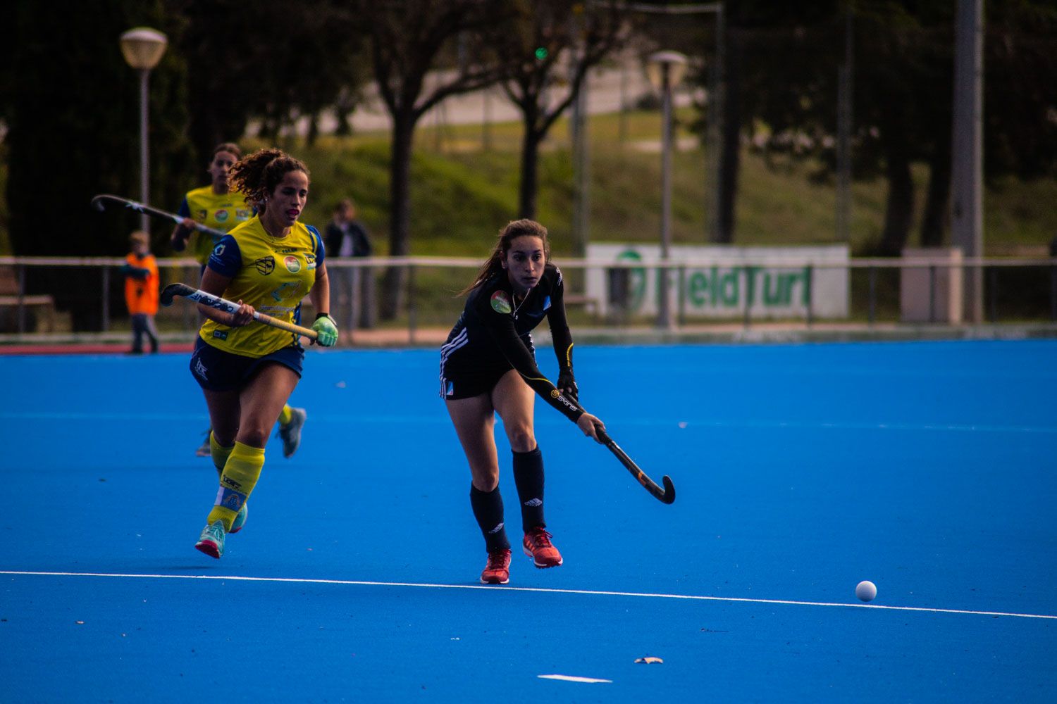 Hoquei sobre herba femení. Partit de lliga. Junior FC-UD Taburiente. Foto: Adrián Gómez