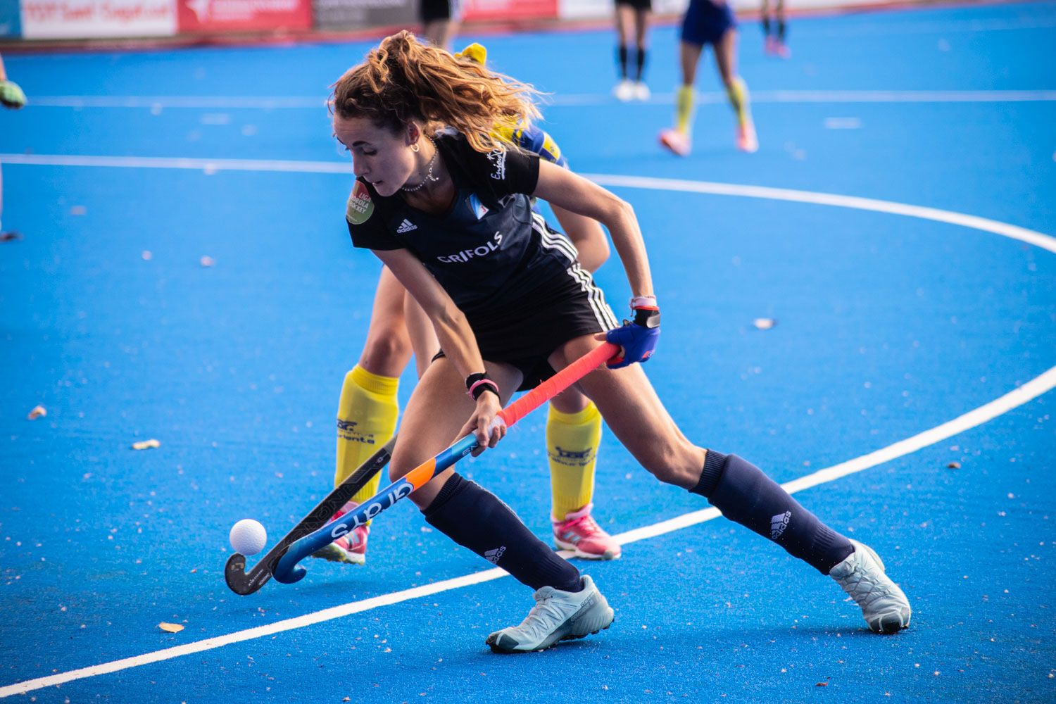 Hoquei sobre herba femení. Partit de lliga. Junior FC-UD Taburiente. Foto: Adrián Gómez