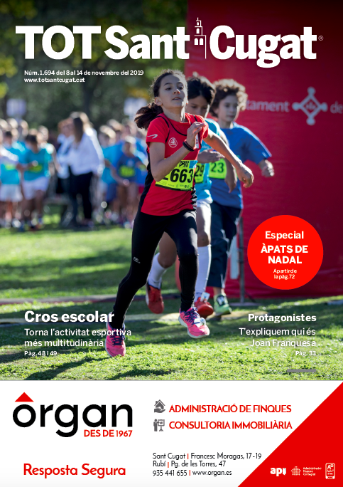 Portada del TOT del 8 de novembre de 2019.