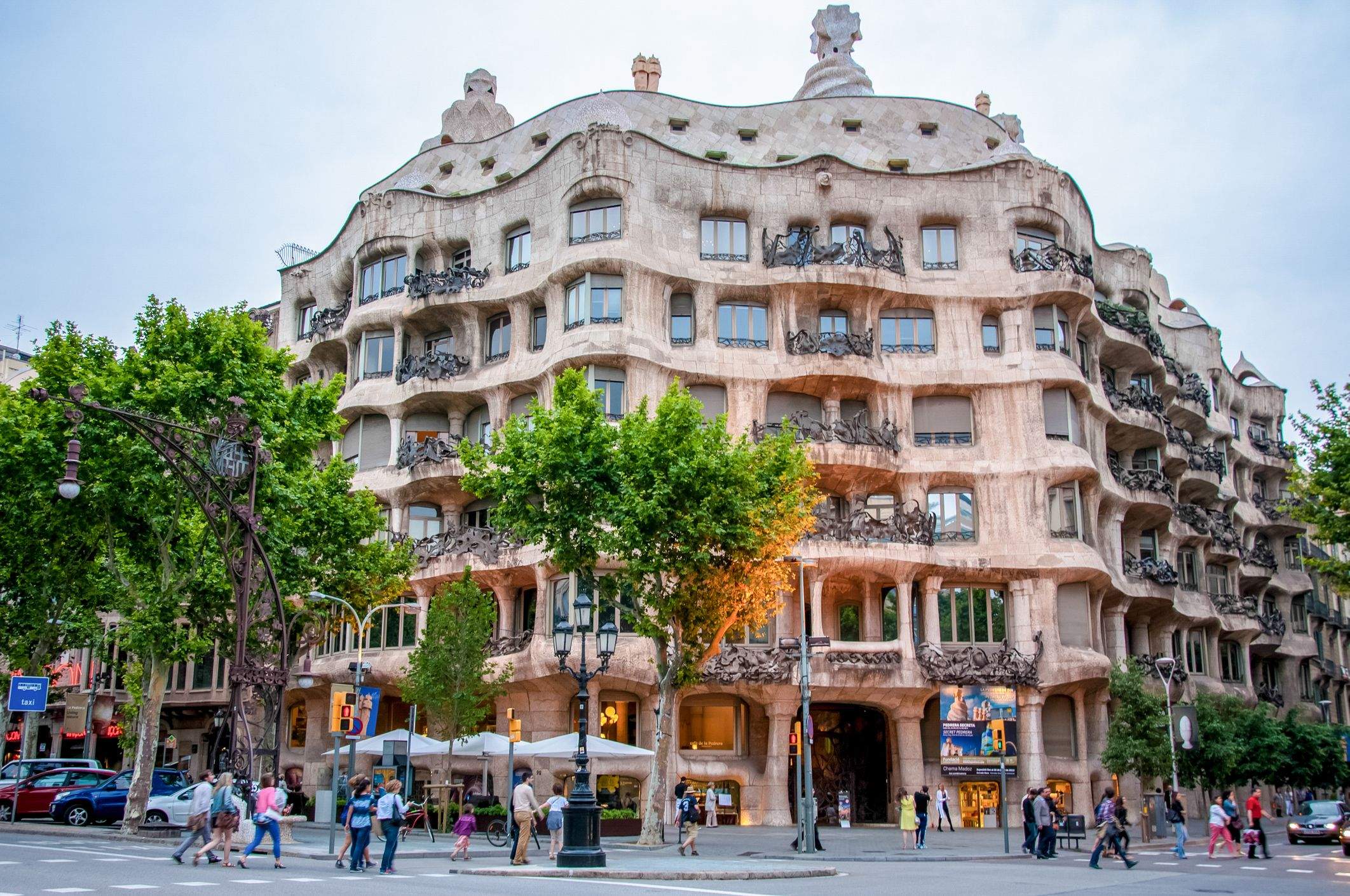 La Pedrera va ser la darrera obra civil de Gaudí FOTO: Cedida