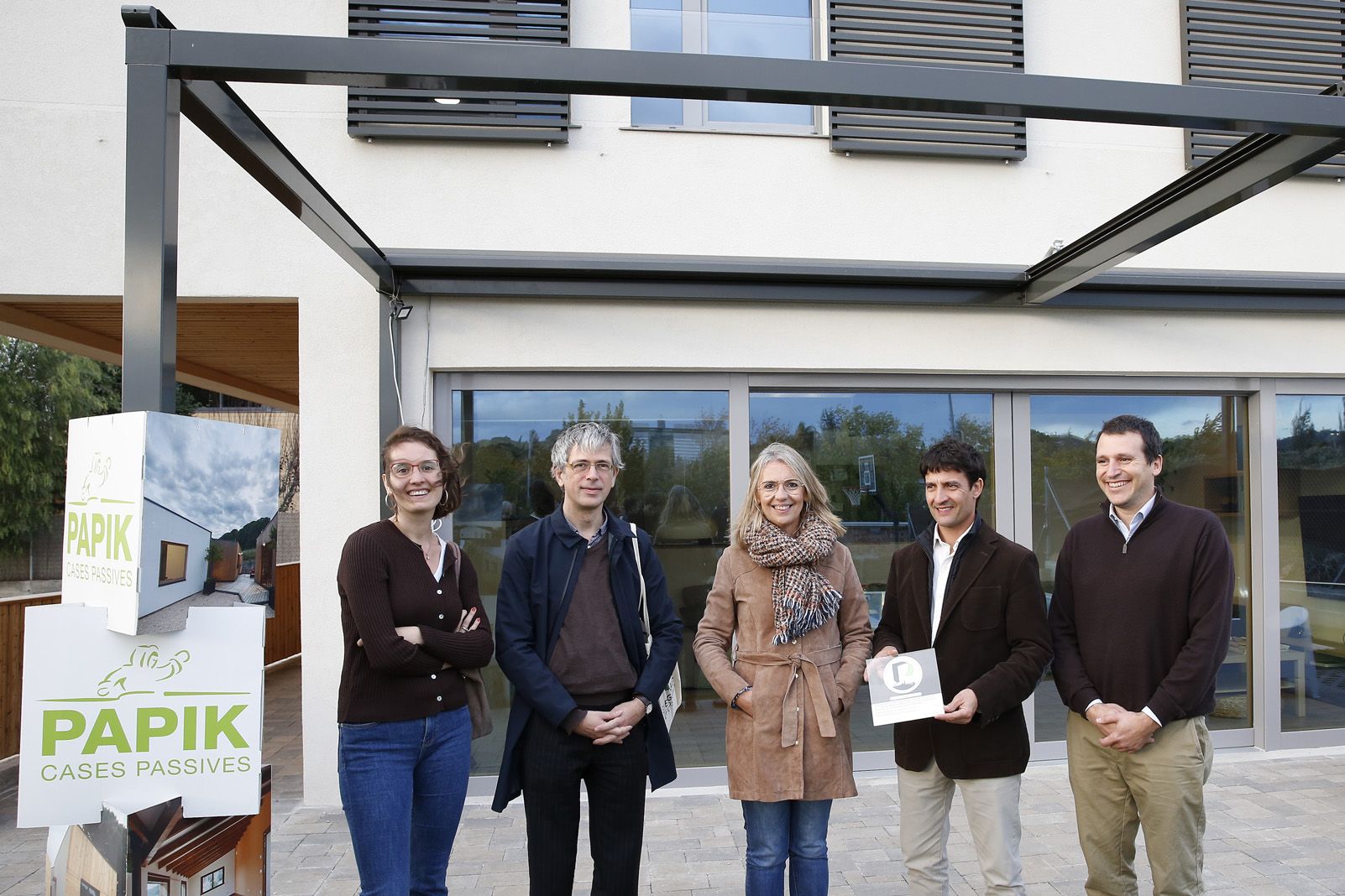 Inauguració de la primera casa pasiva FOTO: Yves Dimant