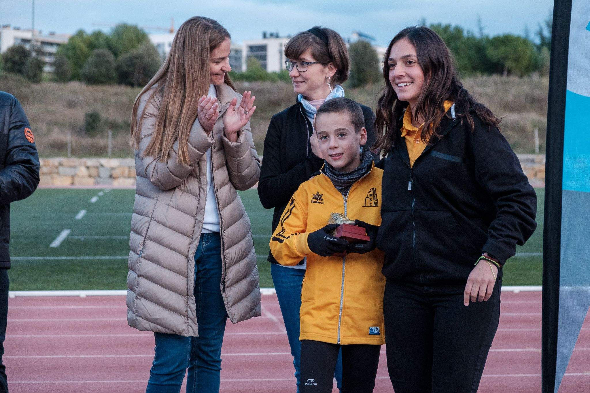 Presentació de la secció d'atletisme del Club Muntanyenc Sant Cugat. FOTO: Ale Gómez