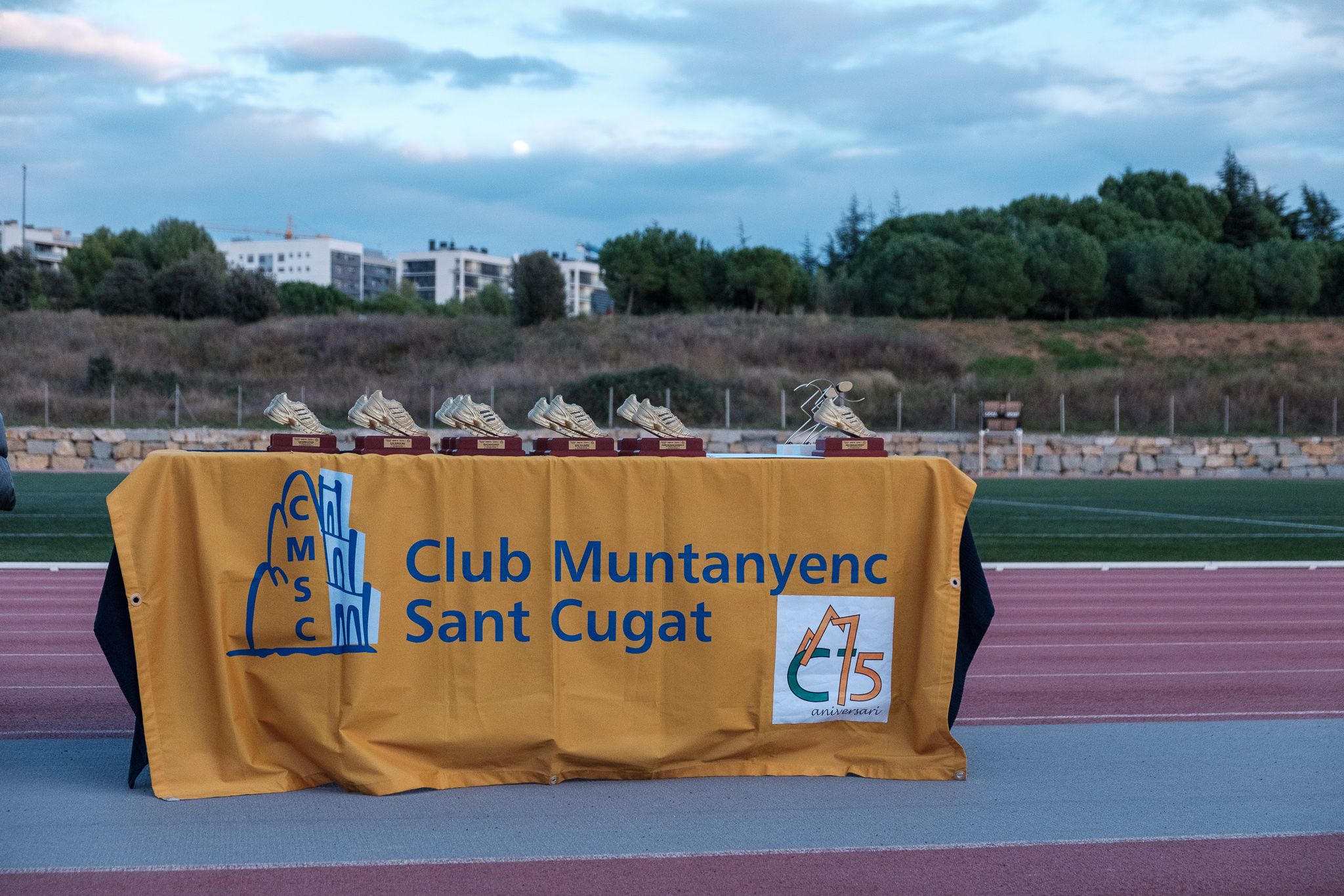 Presentació de la secció d'atletisme del Club Muntanyenc Sant Cugat. FOTO: Ale Gómez
