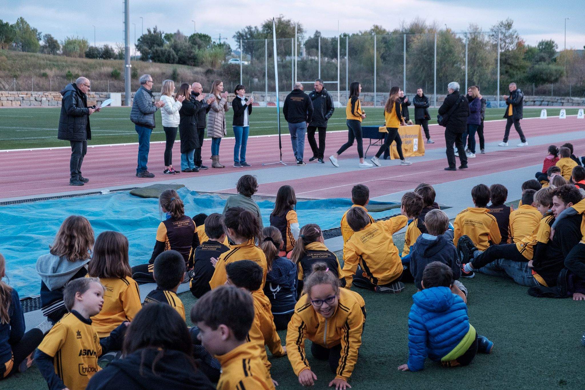 Presentació de la secció d'atletisme del Club Muntanyenc Sant Cugat. FOTO: Ale Gómez