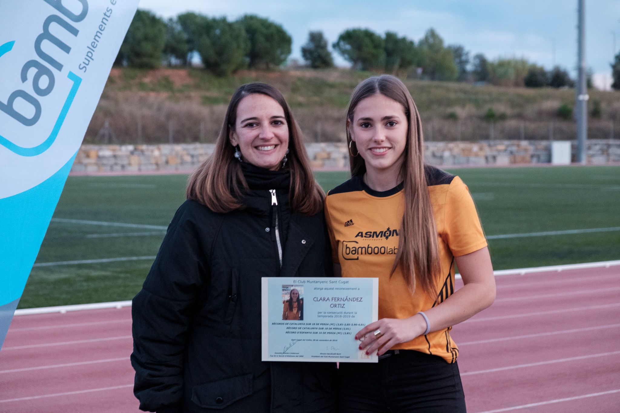 Presentació de la secció d'atletisme del Club Muntanyenc Sant Cugat. FOTO: Ale Gómez