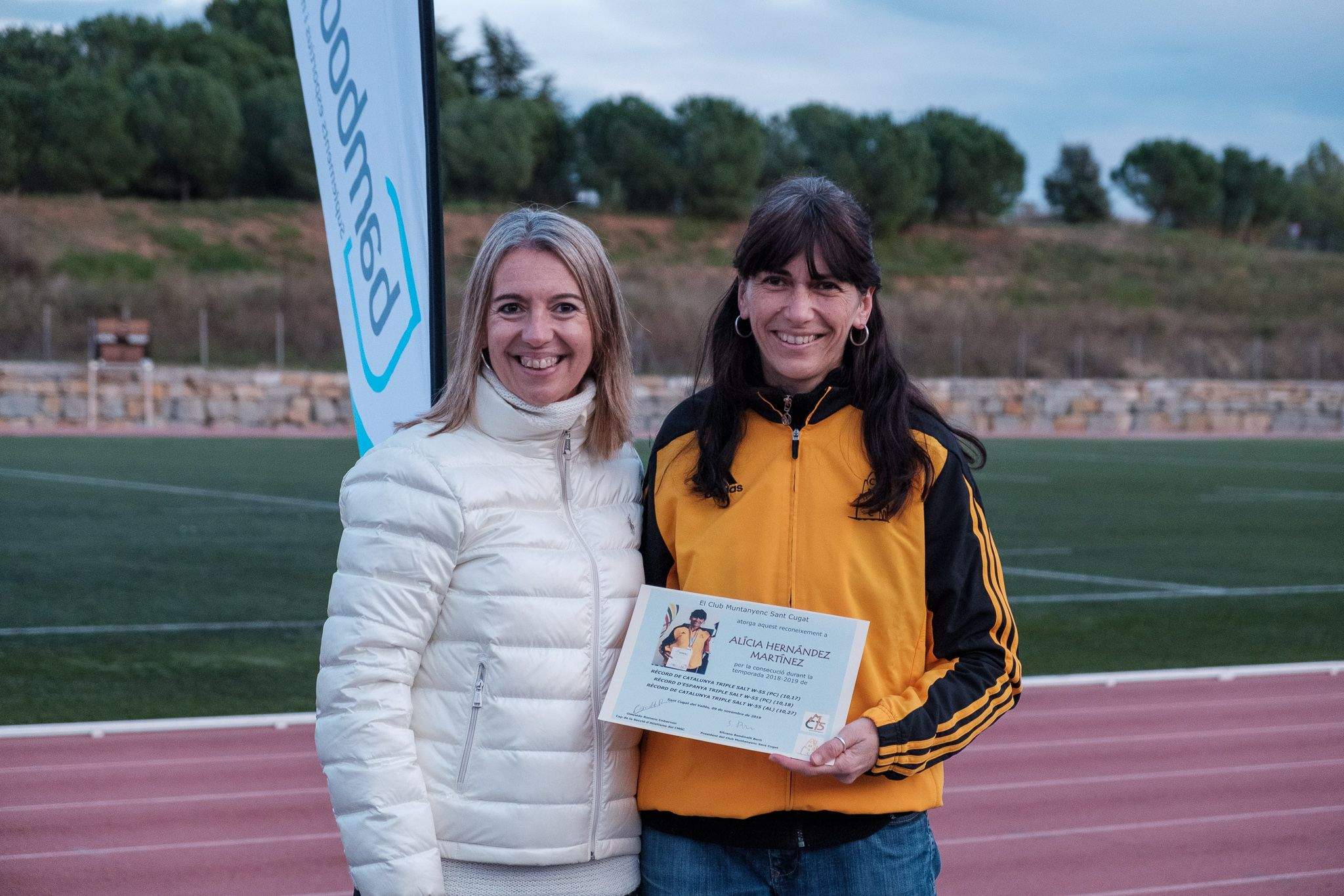 Presentació de la secció d'atletisme del Club Muntanyenc Sant Cugat. FOTO: Ale Gómez