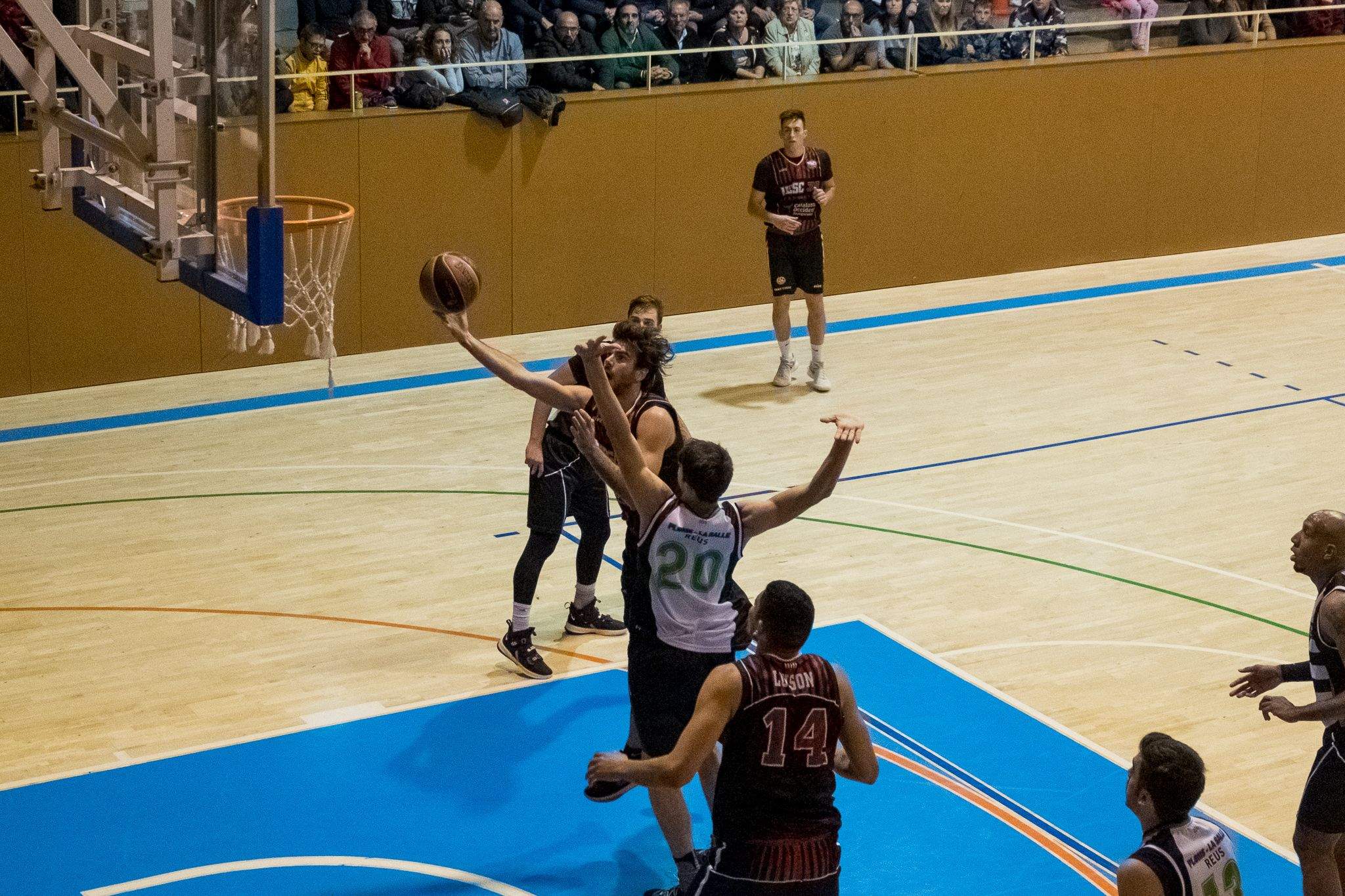 Bàsquet masculí. UE Sant Cugat-Reus Ploms Salle. FOTO: Ale Gómez