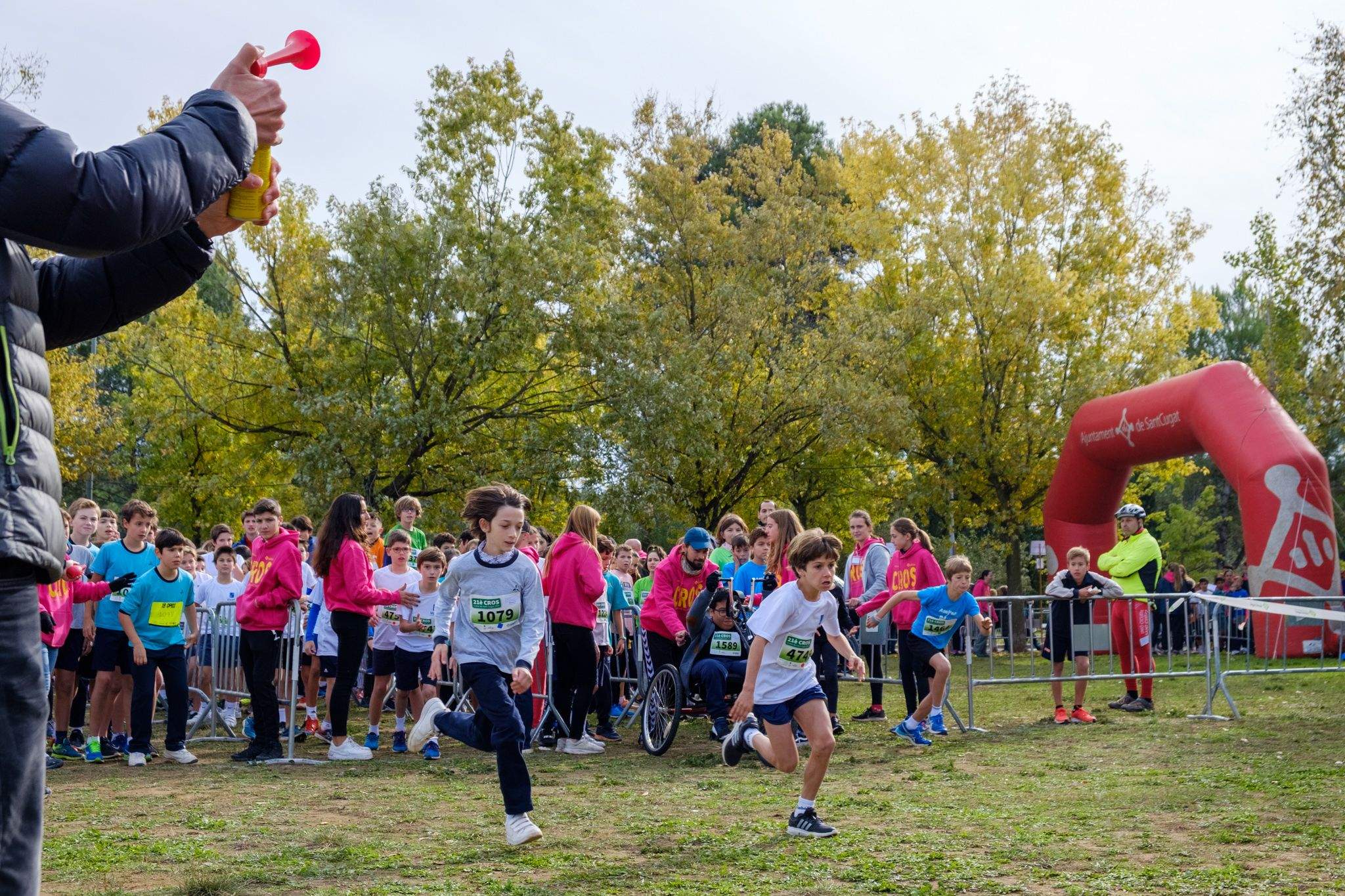 Celebració del 21è Cros Ciutat de Sant Cugat al parc de la Pollancreda. FOTO: Ale Gómez