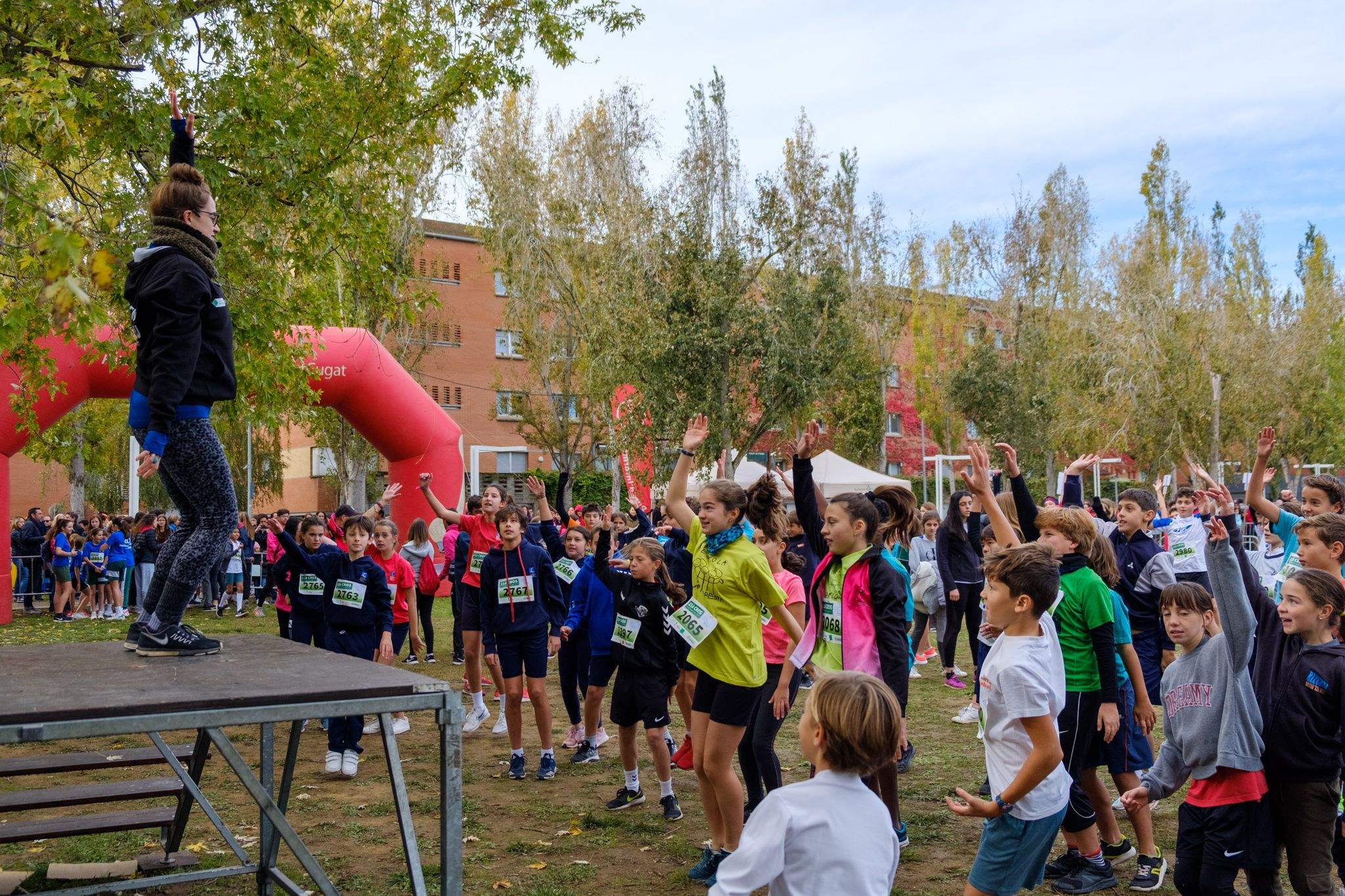 Celebració del 21è Cros Ciutat de Sant Cugat al parc de la Pollancreda. FOTO: Ale Gómez