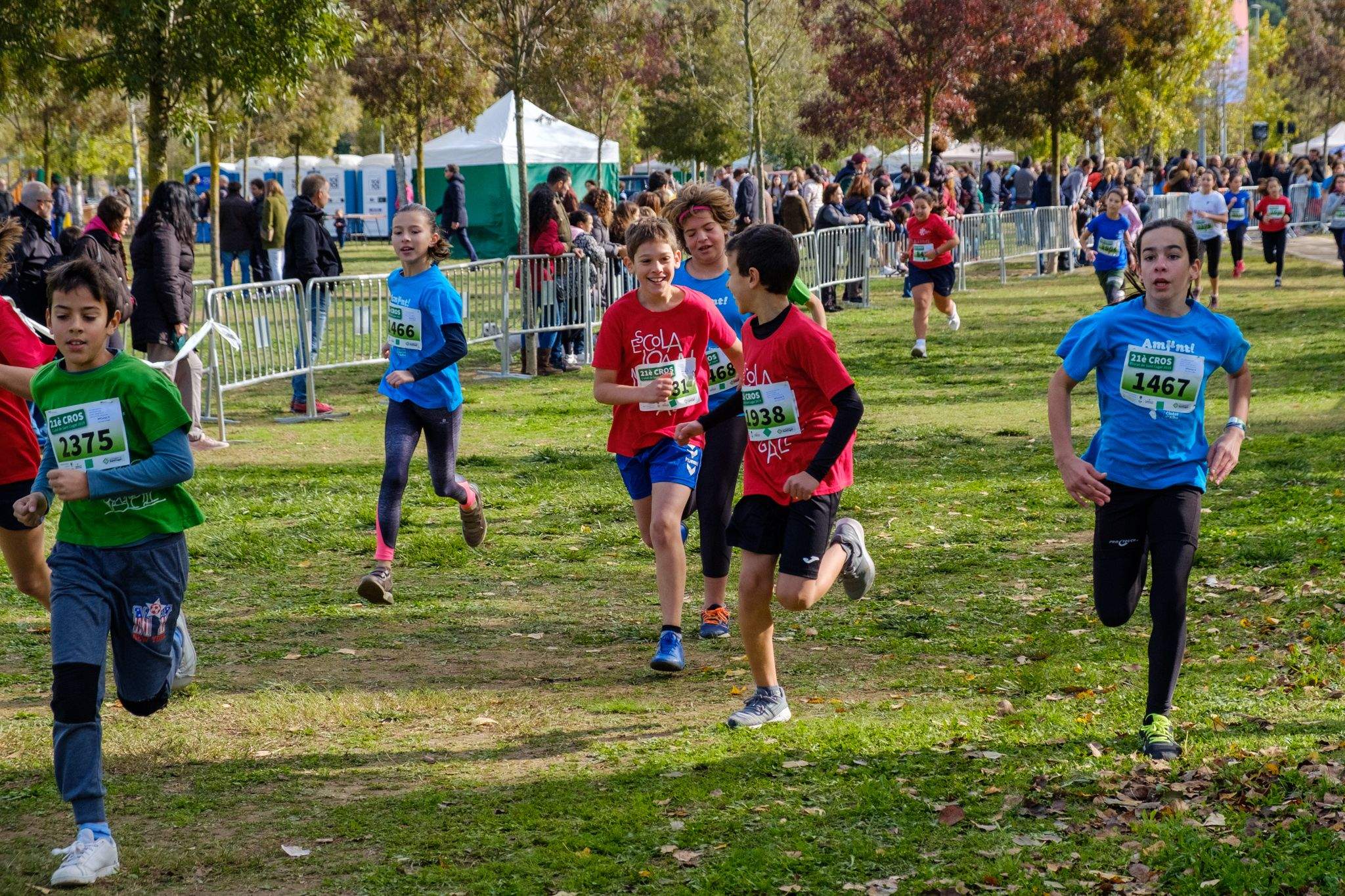 Celebració del 21è Cros Ciutat de Sant Cugat al parc de la Pollancreda. FOTO: Ale Gómez