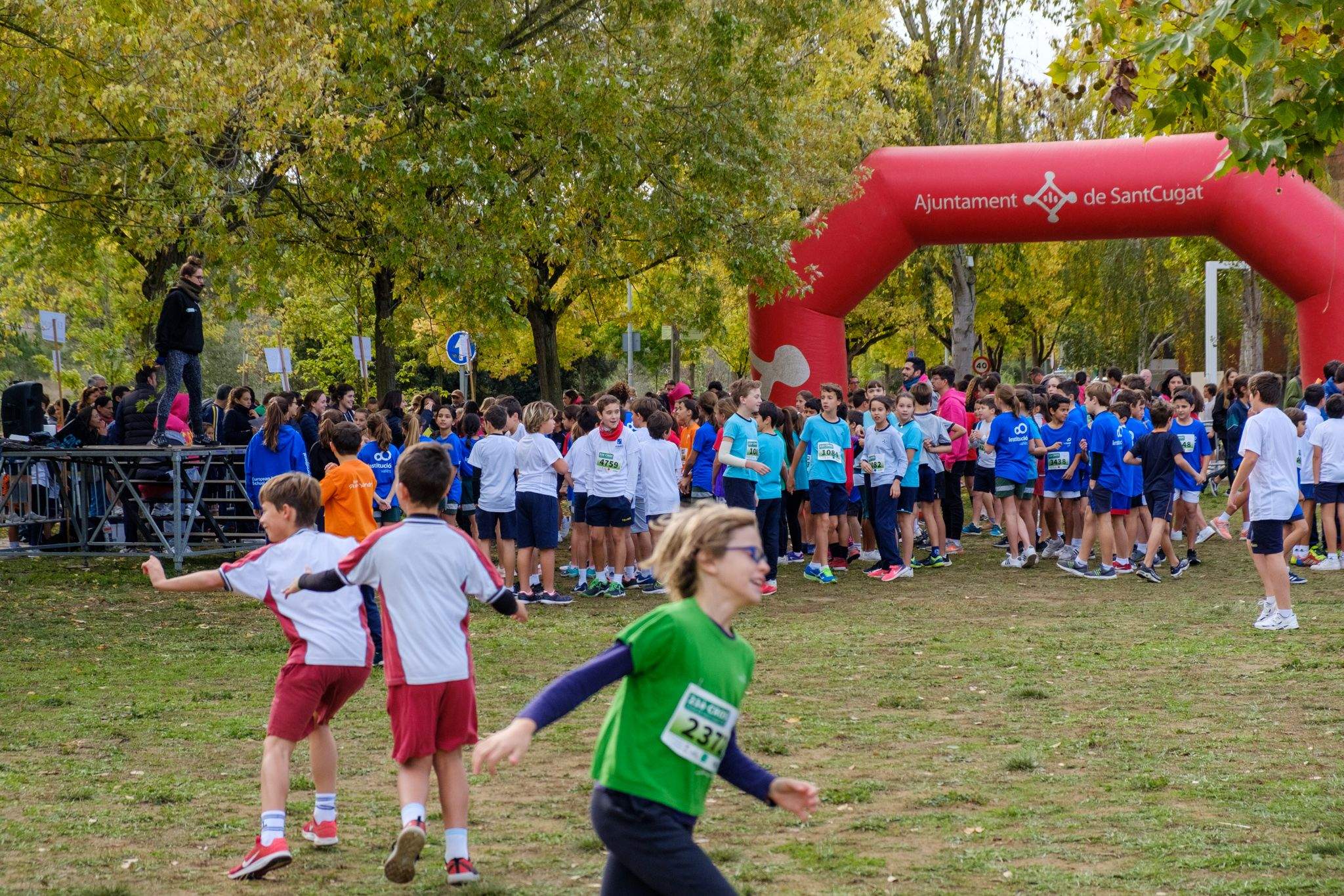 Celebració del 21è Cros Ciutat de Sant Cugat al parc de la Pollancreda. FOTO: Ale Gómez