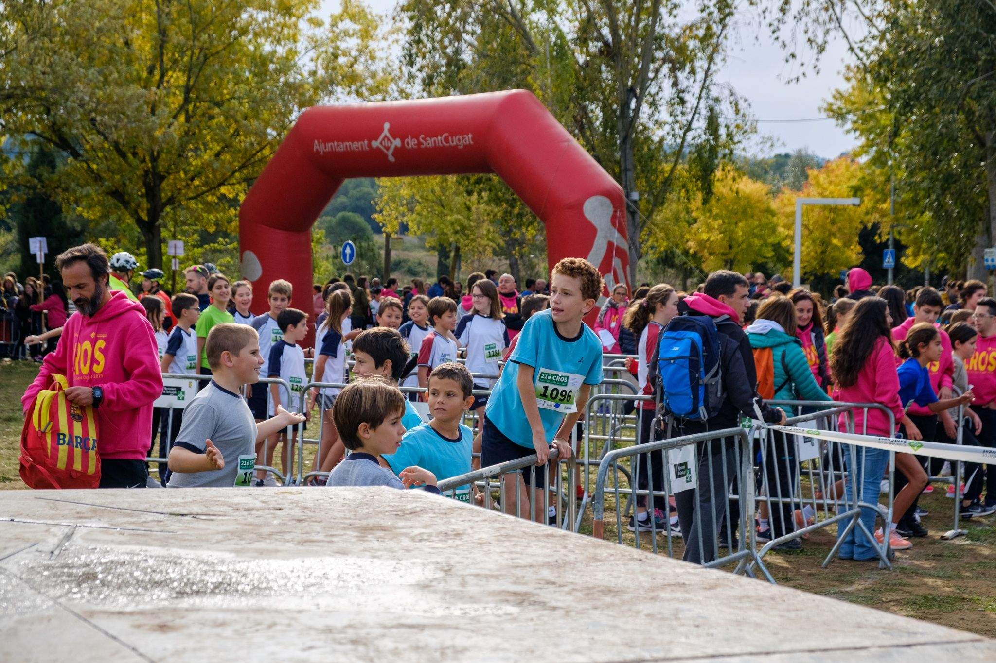 Celebració del 21è Cros Ciutat de Sant Cugat al parc de la Pollancreda. FOTO: Ale Gómez