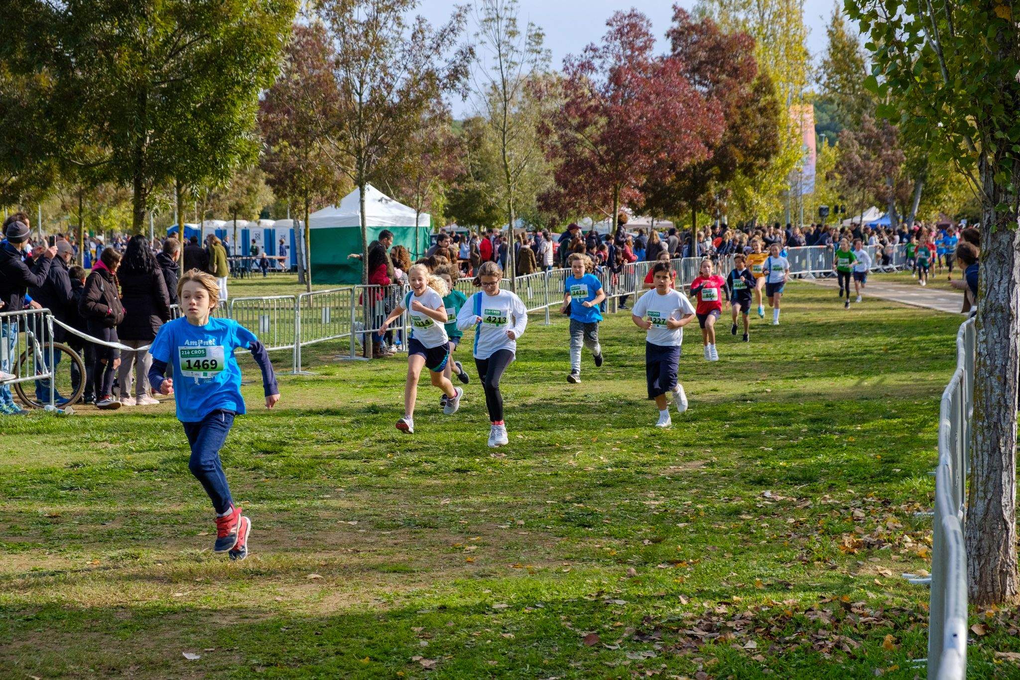 Celebració del 21è Cros Ciutat de Sant Cugat al parc de la Pollancreda. FOTO: Ale Gómez