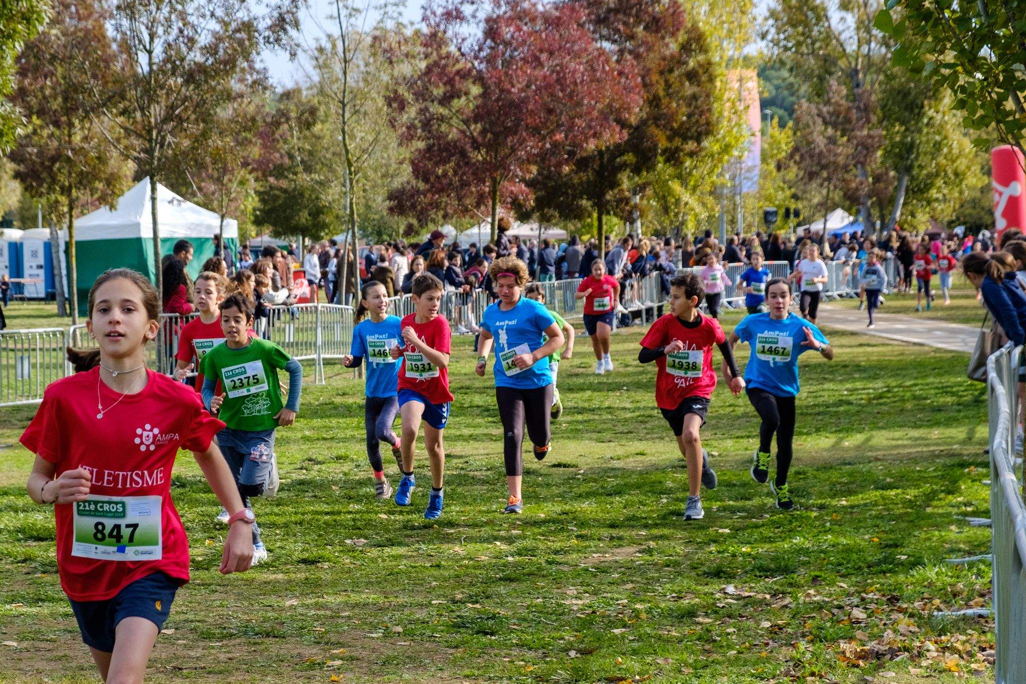 Celebració del 21è Cros Ciutat de Sant Cugat al parc de la Pollancreda. FOTO: Ale Gómez