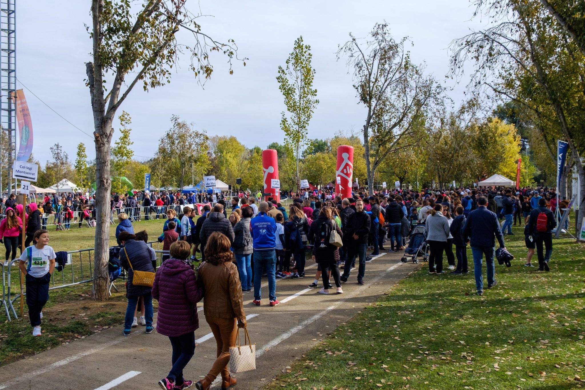 Celebració del 21è Cros Ciutat de Sant Cugat al parc de la Pollancreda. FOTO: Ale Gómez
