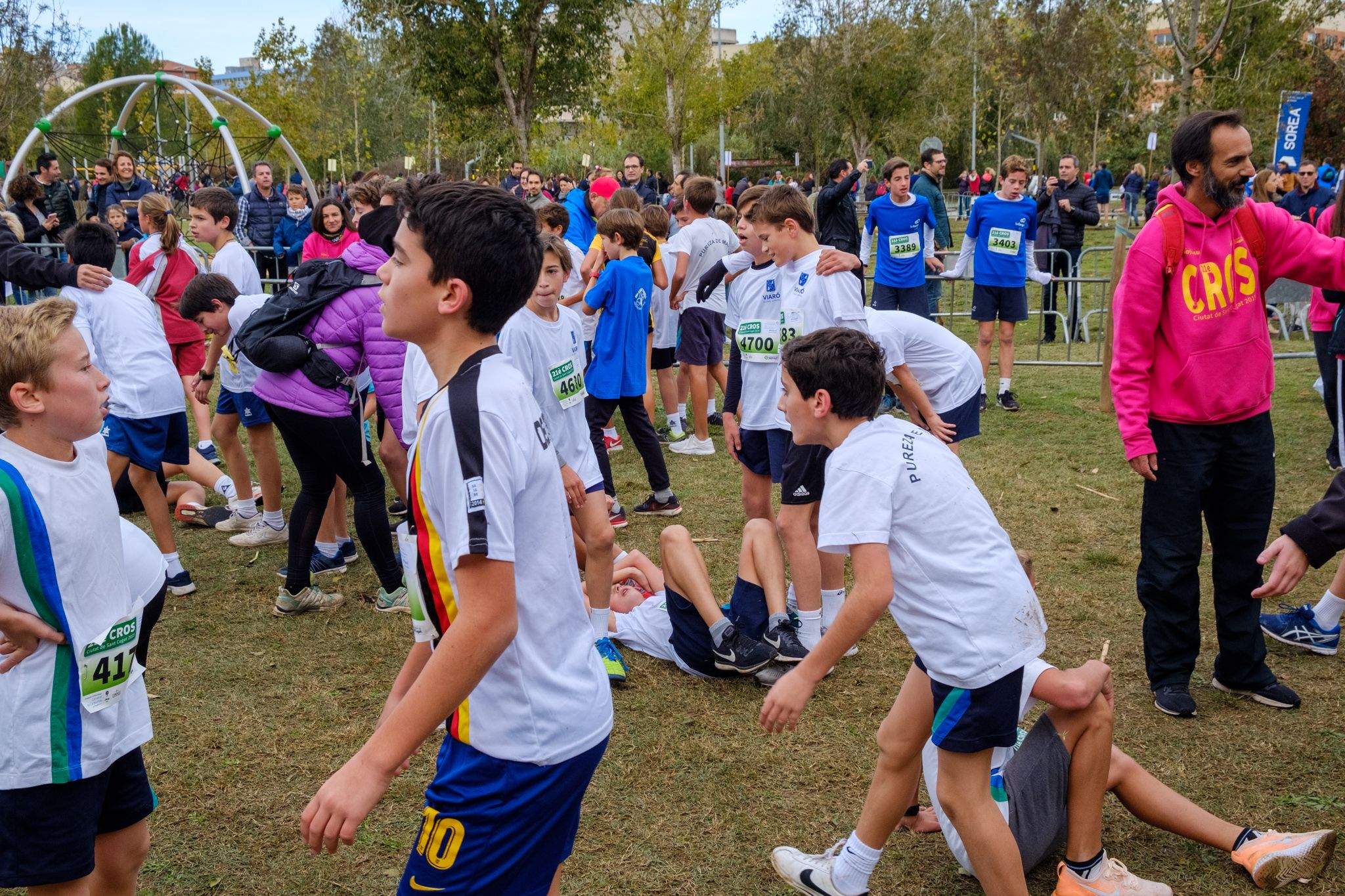 Celebració del 21è Cros Ciutat de Sant Cugat al parc de la Pollancreda. FOTO: Ale Gómez