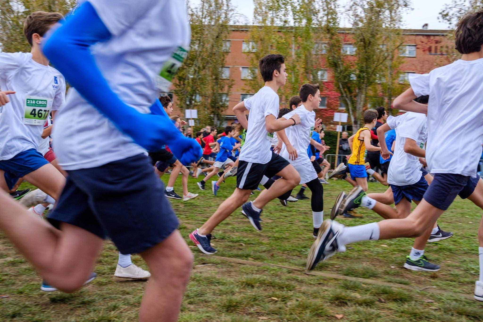 Celebració del 21è Cros Ciutat de Sant Cugat al parc de la Pollancreda. FOTO: Ale Gómez