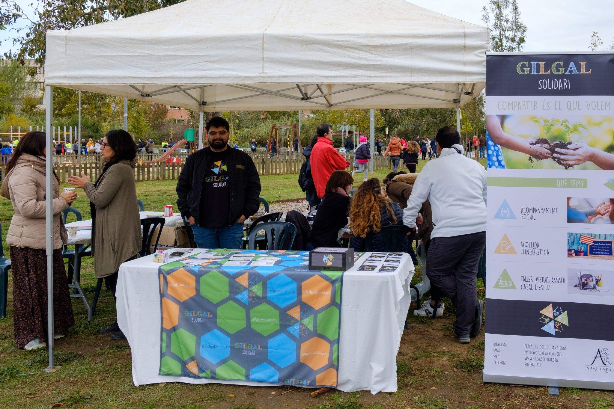 Celebració del 21è Cros Ciutat de Sant Cugat al parc de la Pollancreda. FOTO: Ale Gómez