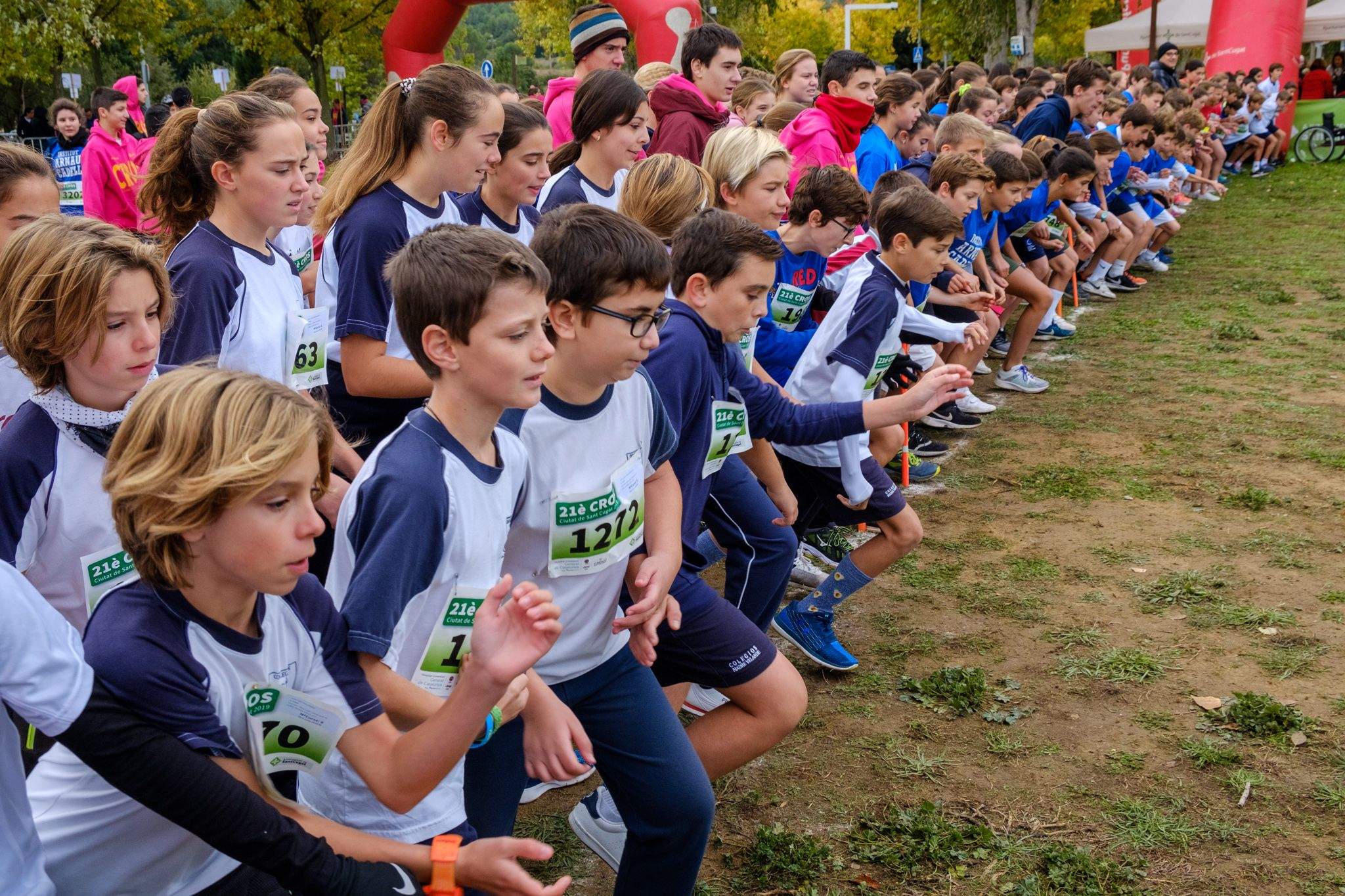 Celebració del 21è Cros Ciutat de Sant Cugat al parc de la Pollancreda. FOTO: Ale Gómez