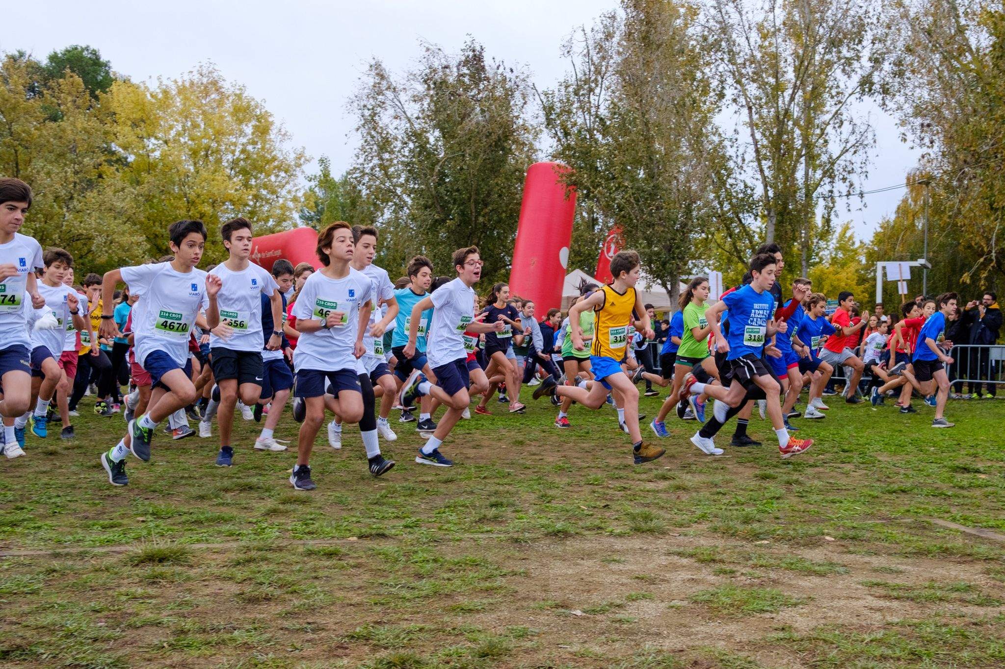 Celebració del 21è Cros Ciutat de Sant Cugat al parc de la Pollancreda. FOTO: Ale Gómez