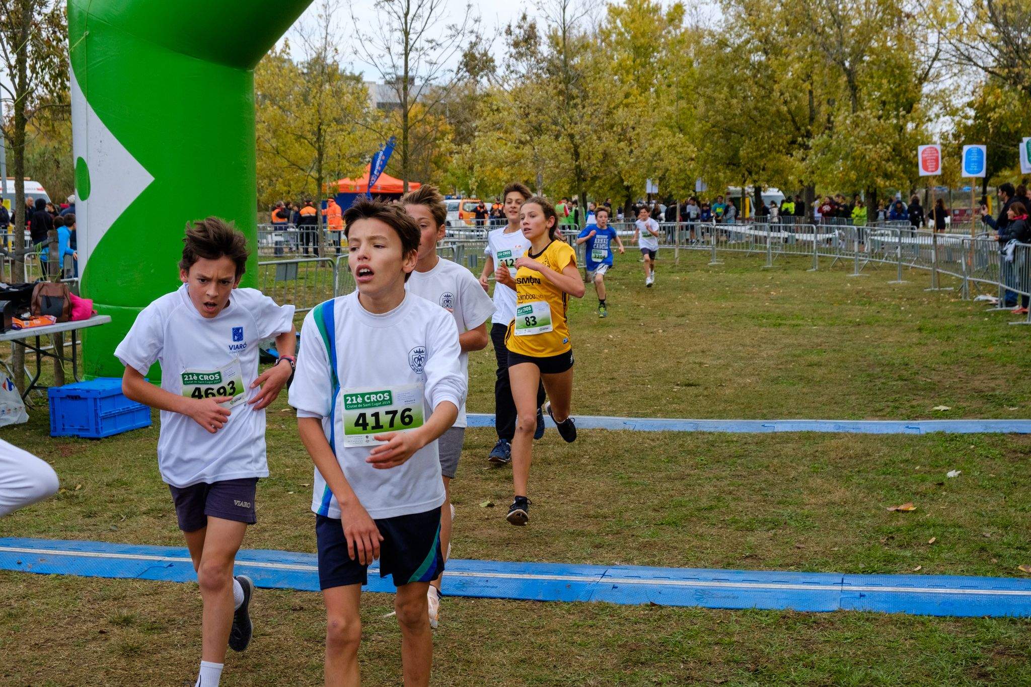 Celebració del 21è Cros Ciutat de Sant Cugat al parc de la Pollancreda. FOTO: Ale Gómez