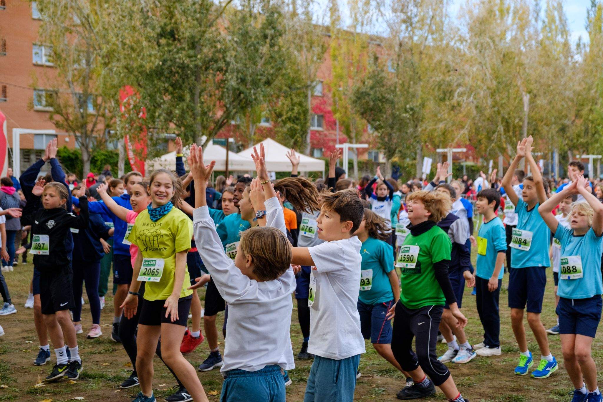 Celebració del 21è Cros Ciutat de Sant Cugat al parc de la Pollancreda. FOTO: Ale Gómez