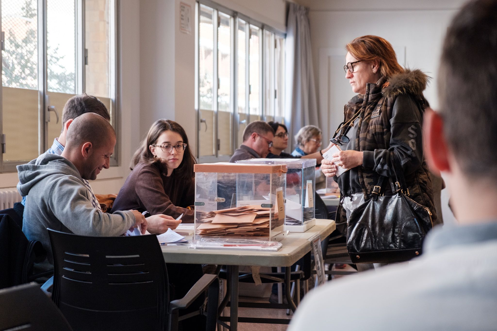 Votacions a la casa de Cultura. FOTO: Ale Gómez