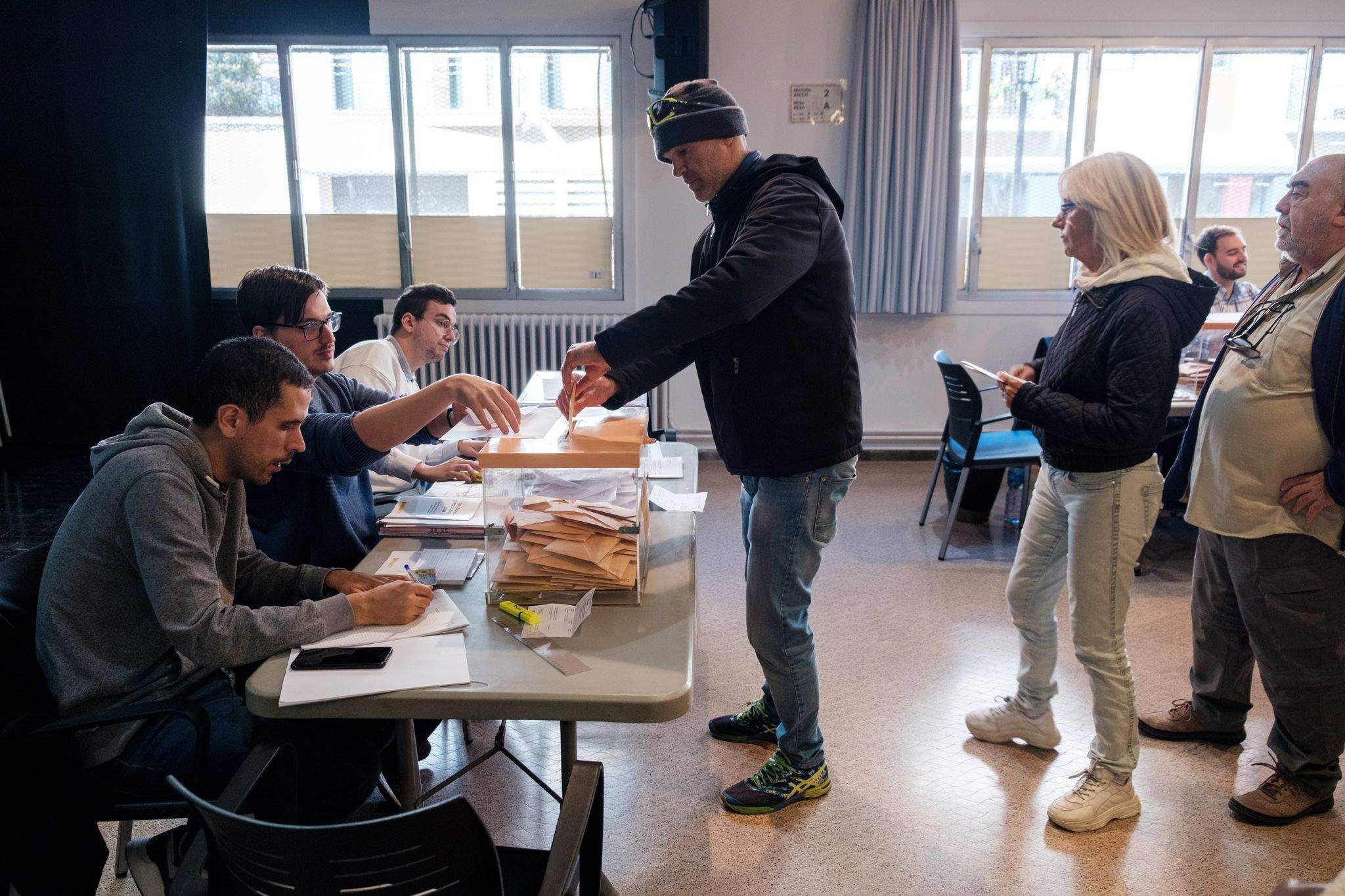 Votacions a la casa de Cultura. FOTO: Ale Gómez