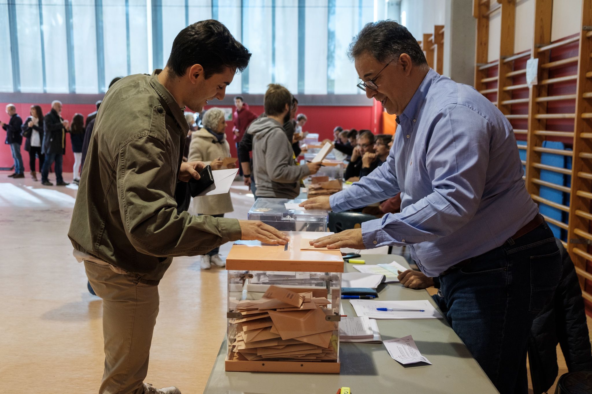 Votacions al Gerbert d'Orlhac. FOTO: Ale Gómez