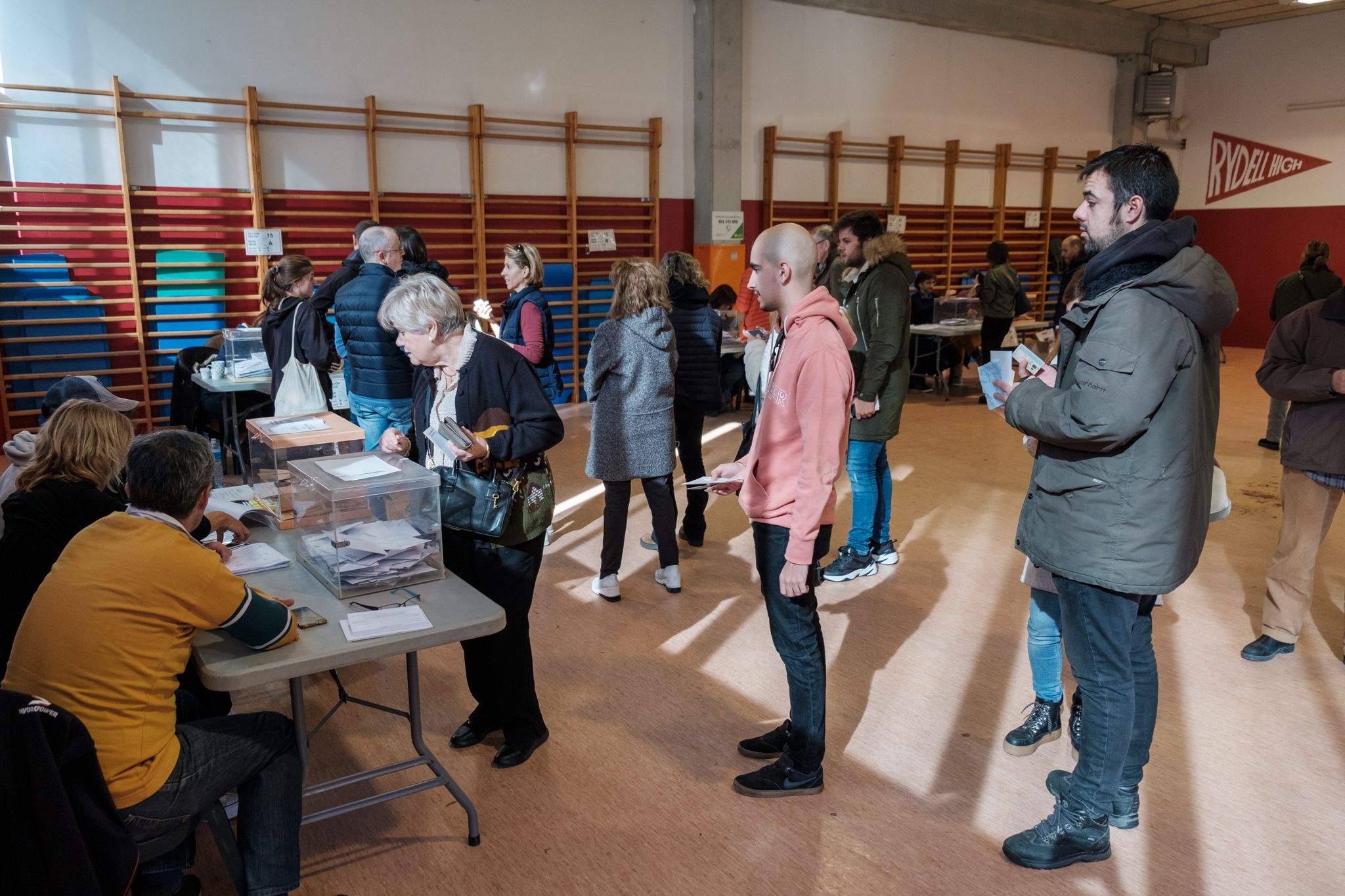 Votacions al Gerbert d'Orlhac. FOTO: Ale Gómez