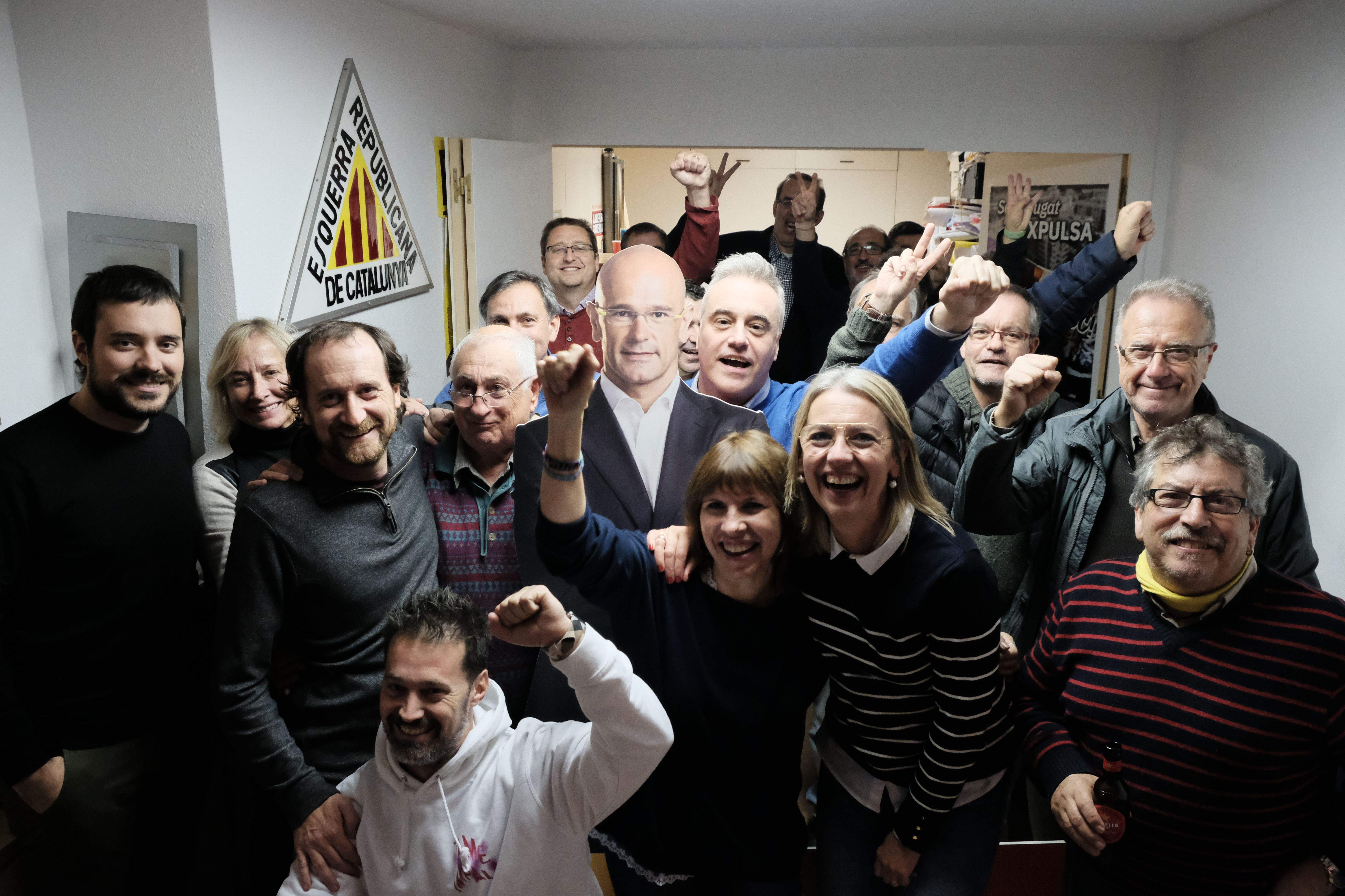 ERC a la seva seu. FOTO: Ale Gómez