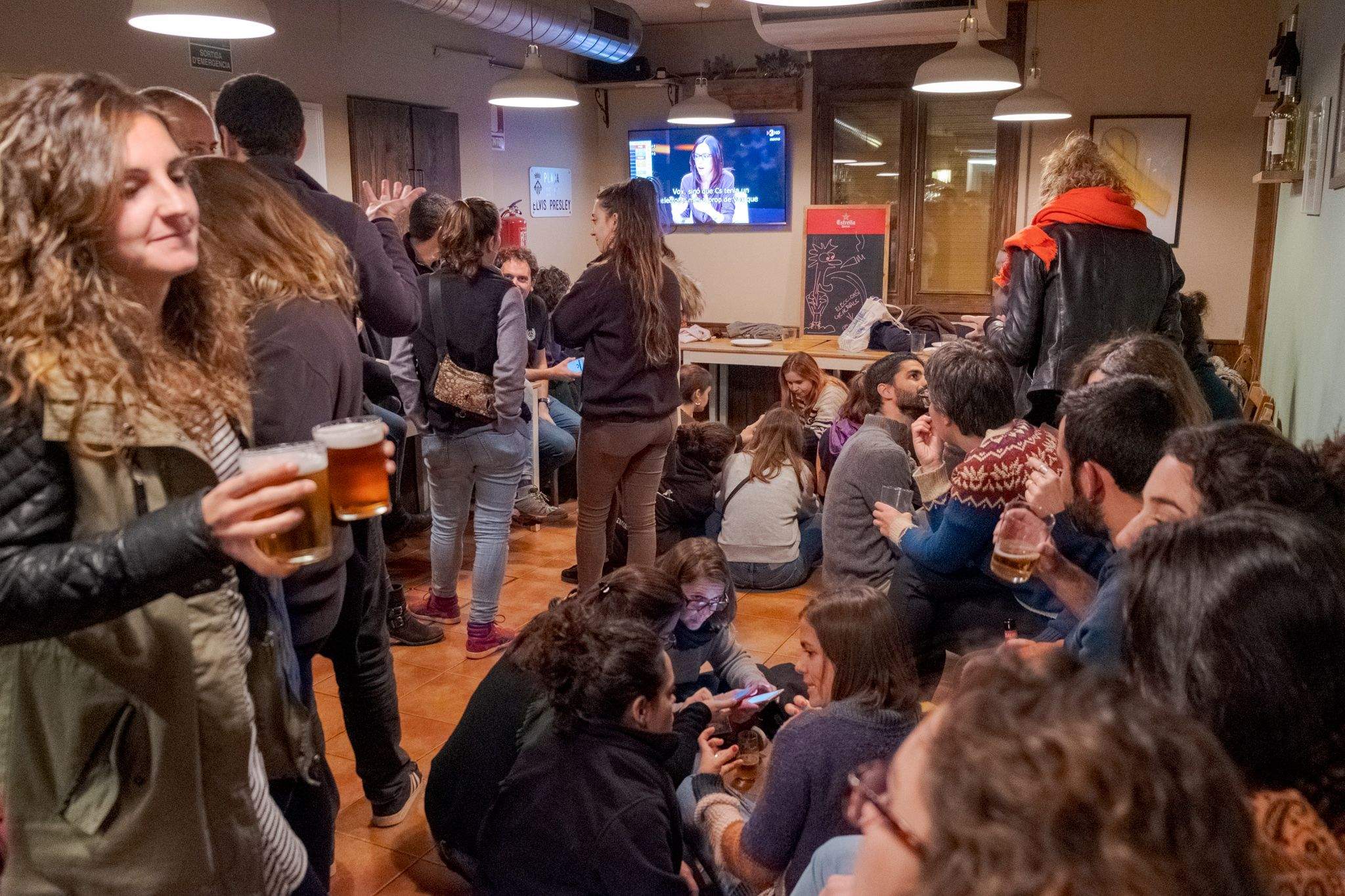 La seu de la CUP, al Cal Temerari. FOTO: Ale Gómez