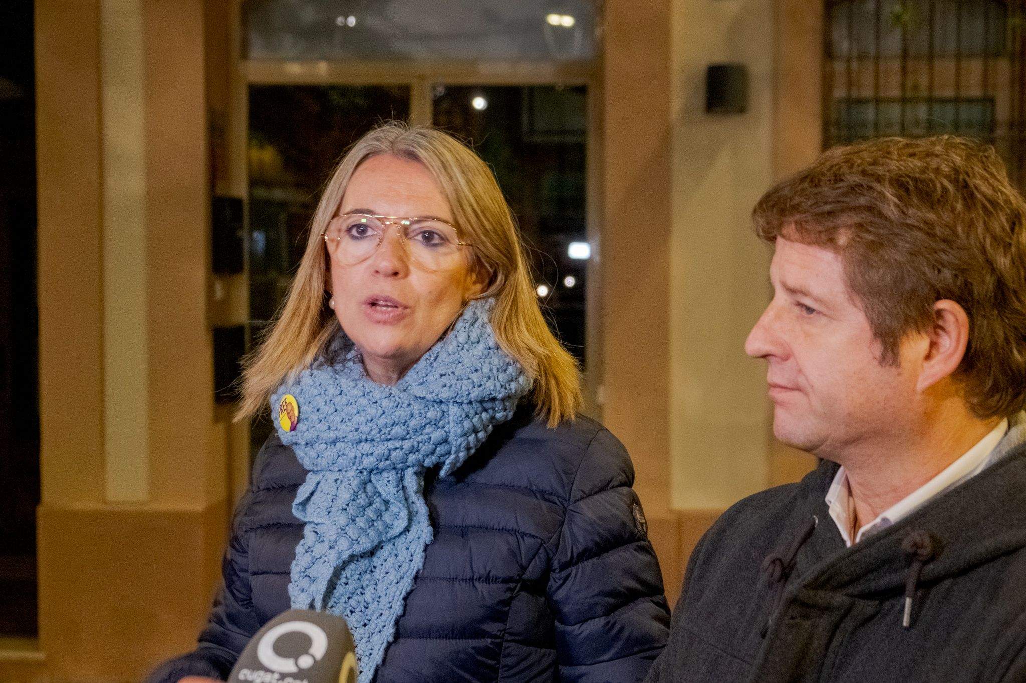 Roda de premsa de govern a la plaça Barcelona. FOTO: Ale Gómez
