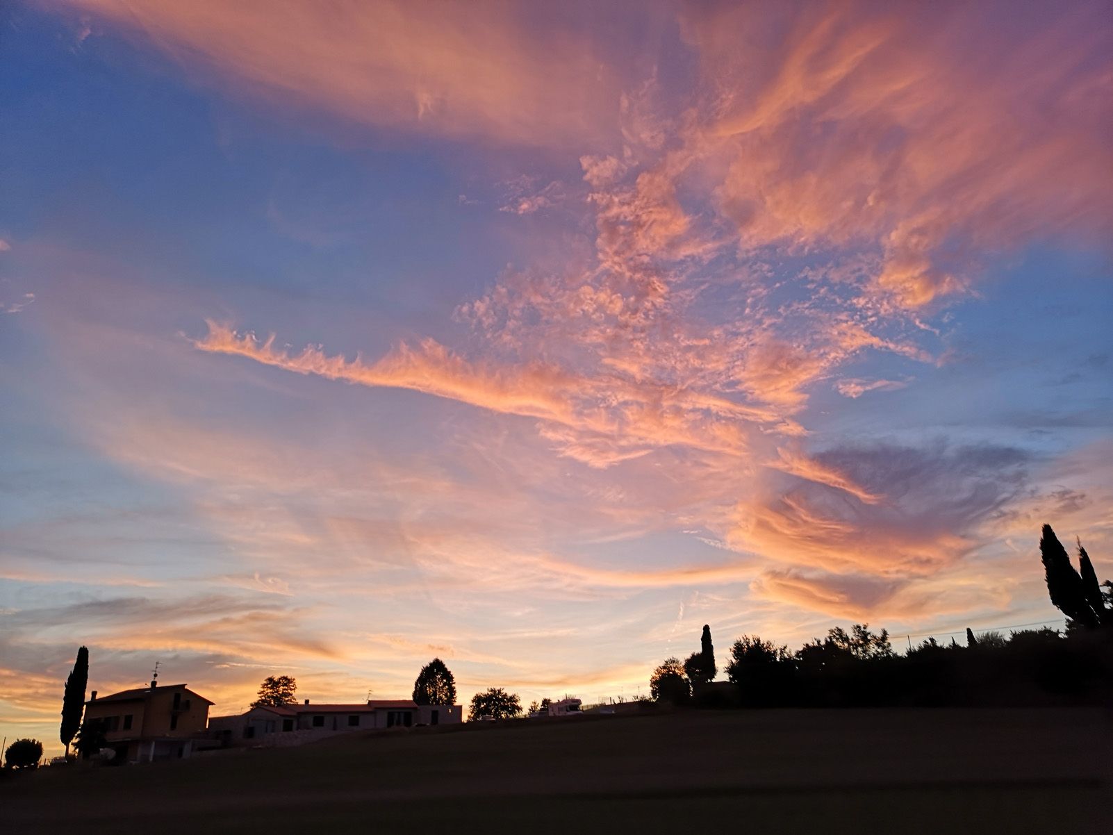 Mercedes Martinez Sanchez   Posta de sol a la Toscana   Castellfiori (Italia)