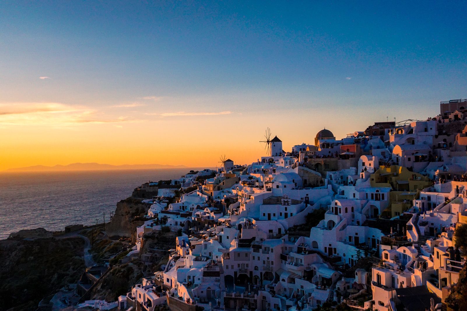 Paula Cros Marchena   Màgica posta de sol   Oia, Santorini, Grècia