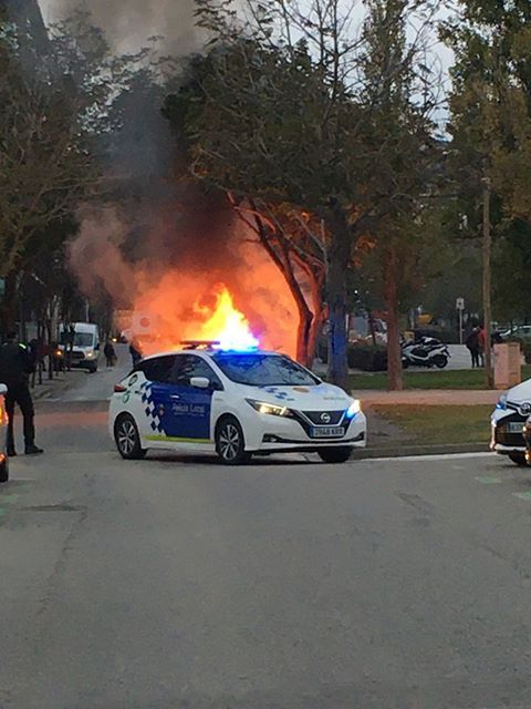 Incendi cotxe sant cugat