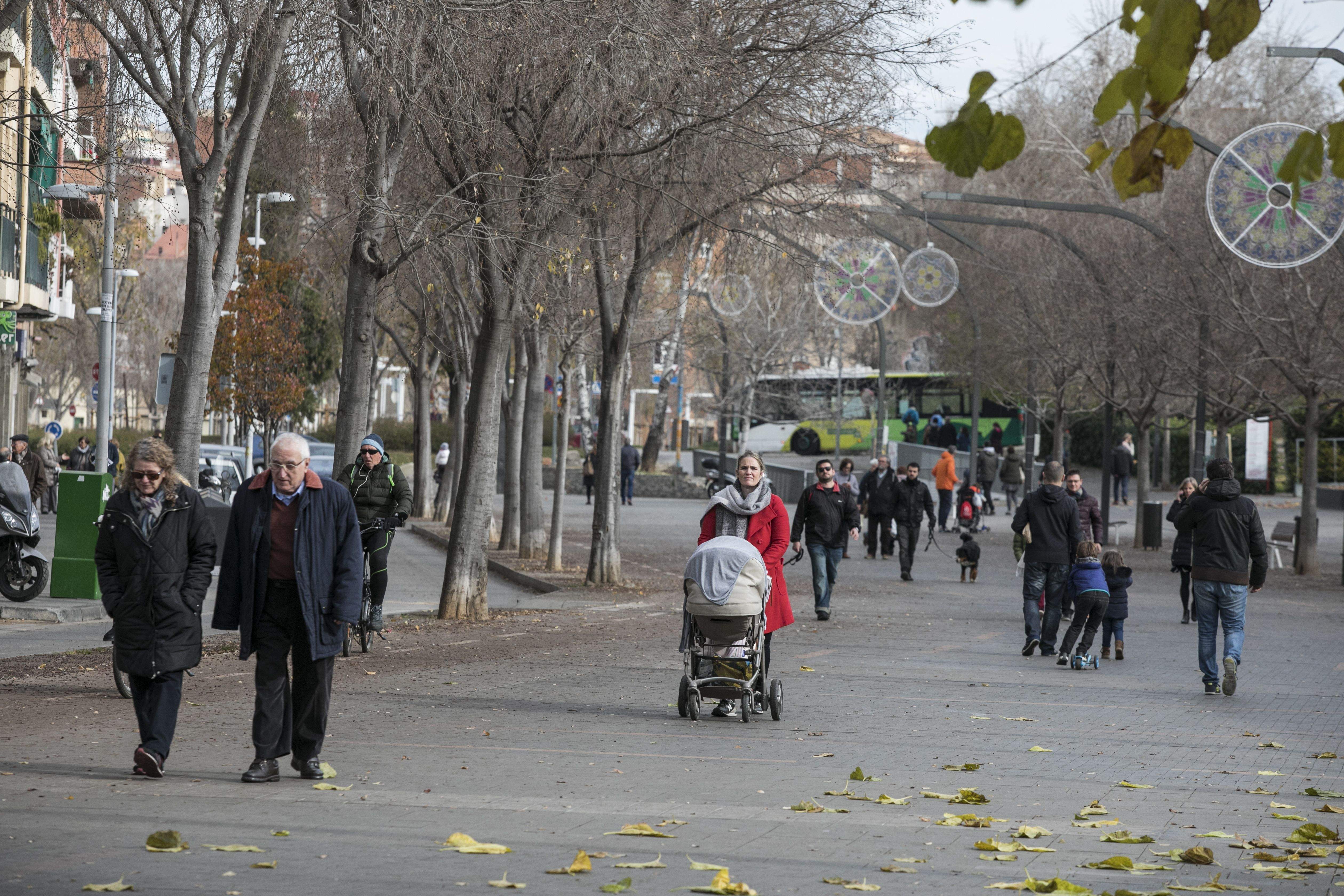 Fred per aquest cap de setmana a Sant Cugat. FOTO: Lali Puig