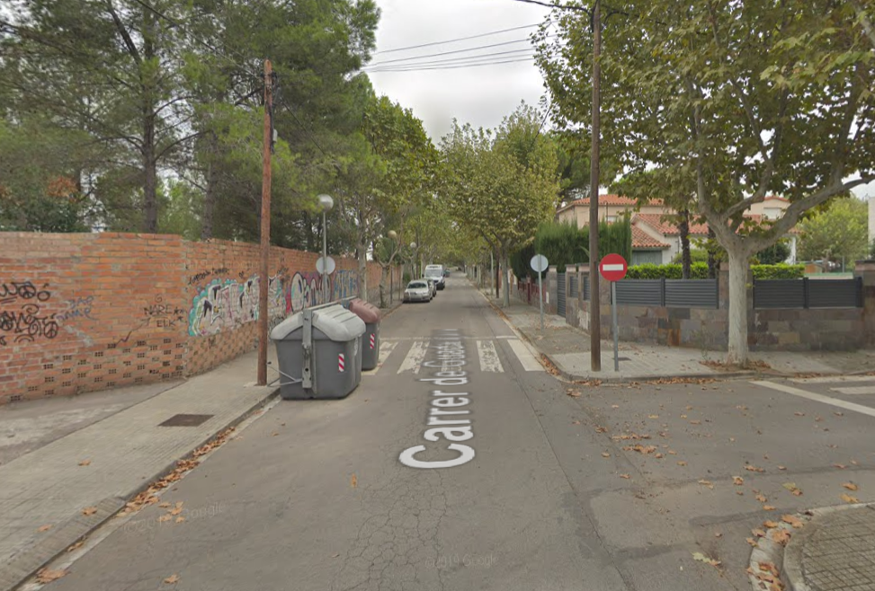 El balneari s'havia de construir al carrer de Guadalajara de Mira-sol FOTO: Google Maps