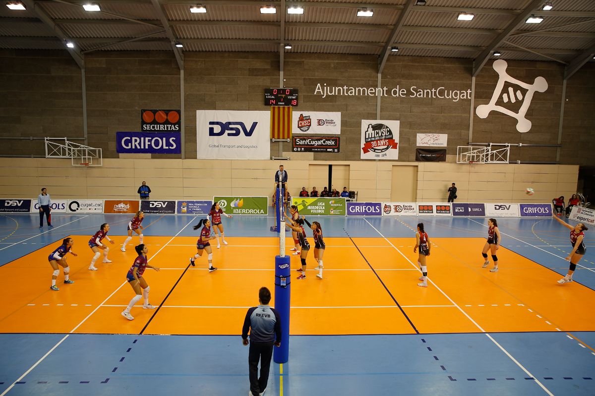 DSV Club Voleibol Sant Cugat vs OSACC Harrioja Voley. FOTO: Yves Dimant